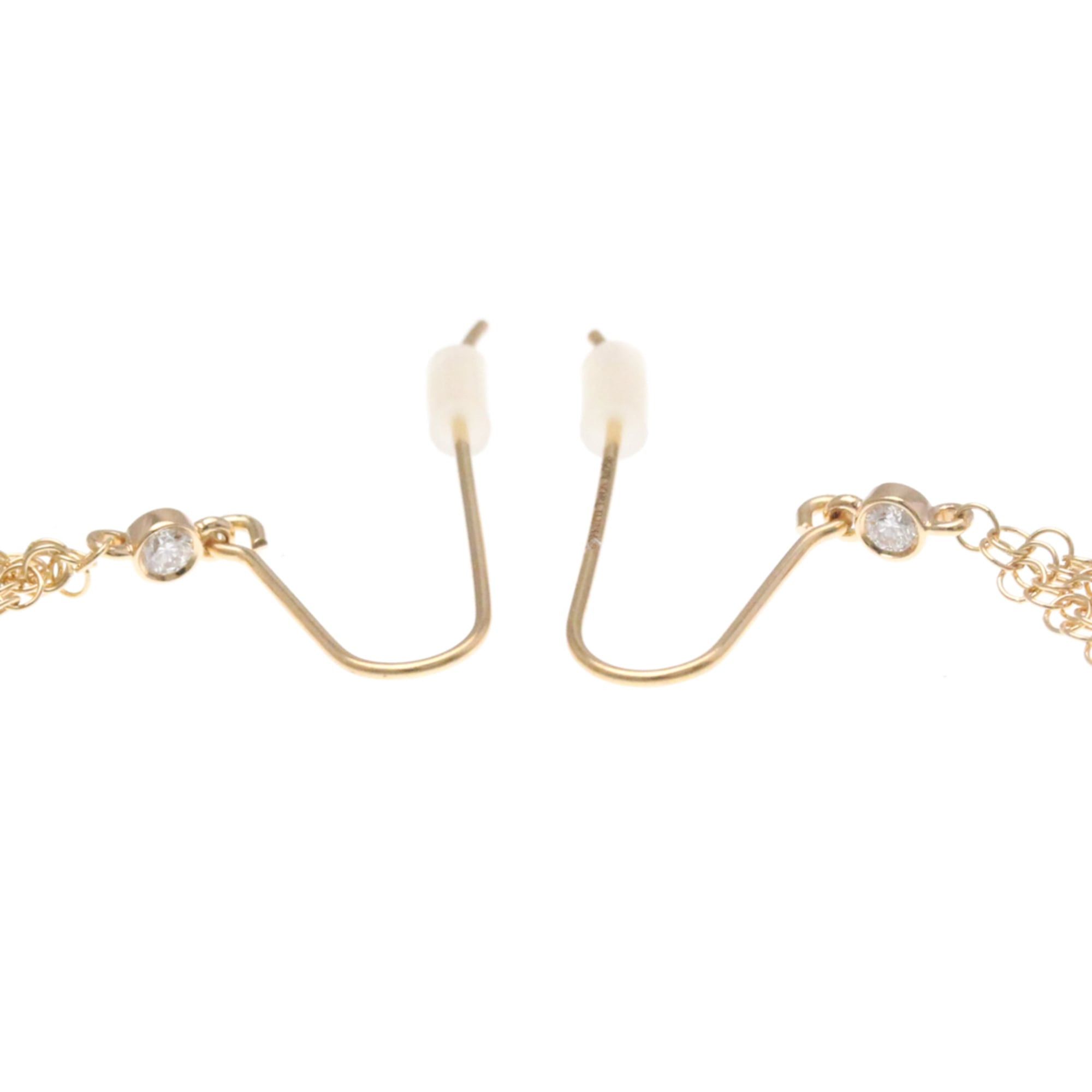Tiffany & Co. Tiffany Elsa Peretti Mesh Earrings Diamond Pink Gold (18K) Drop Earrings Pink Gold Size ONE SIZE - 3 Thumbnail