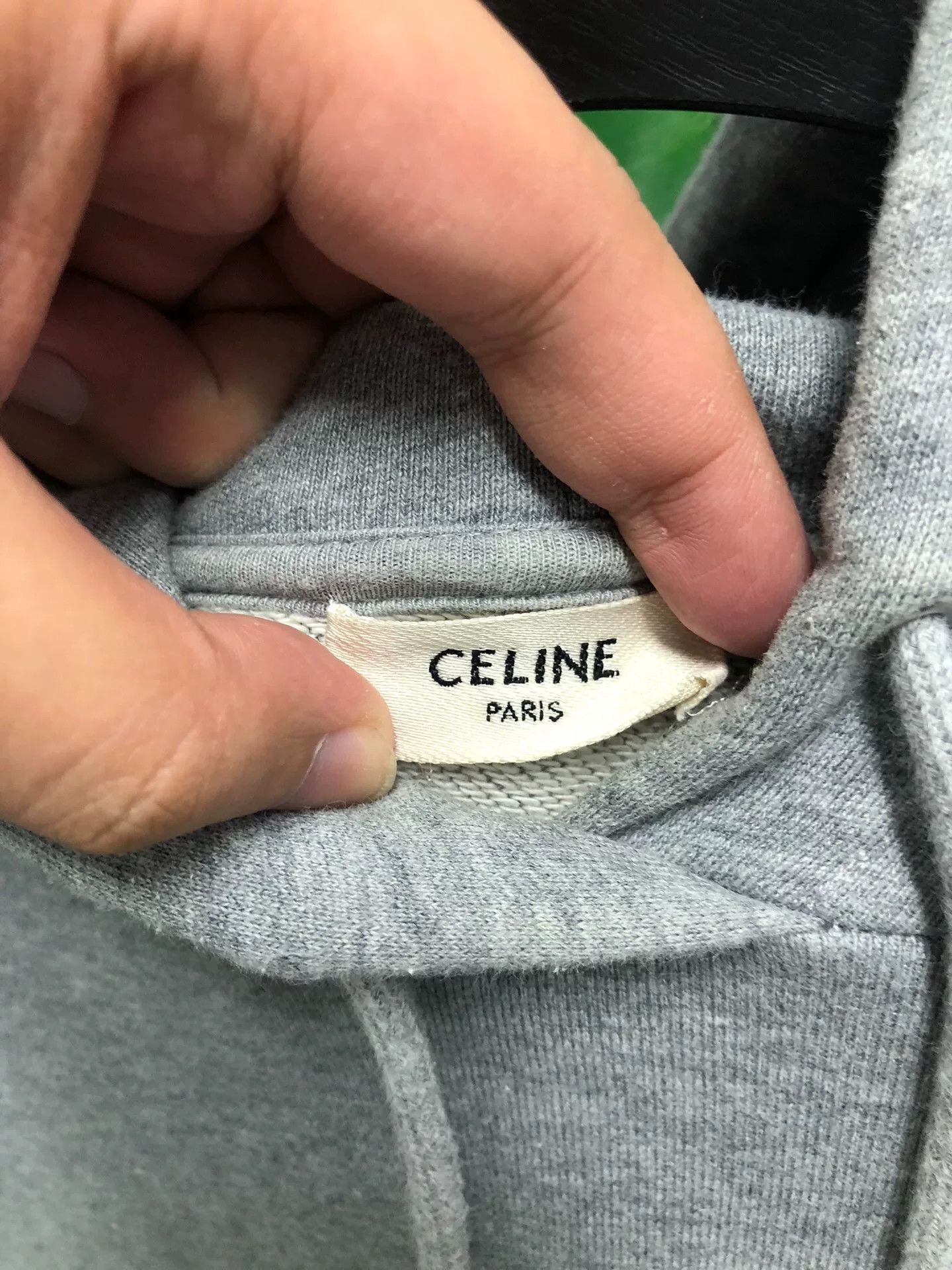 Celine celine logo printed long sleeve sweatshirt gray Size US XL / EU 56 / 4 - 3 Thumbnail