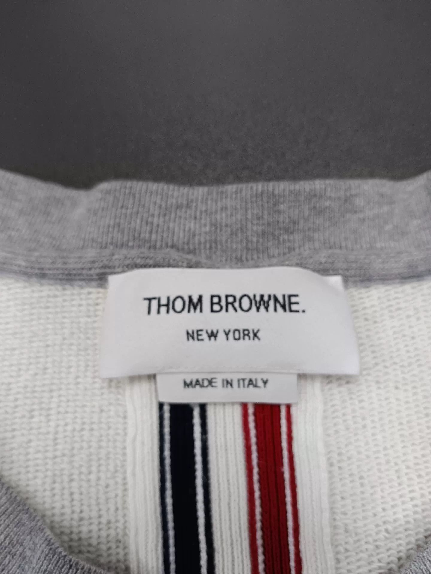 Thom Browne thom browne classic crewneck sweatshirt in gray Size US L / EU 52-54 / 3 - 4 Thumbnail
