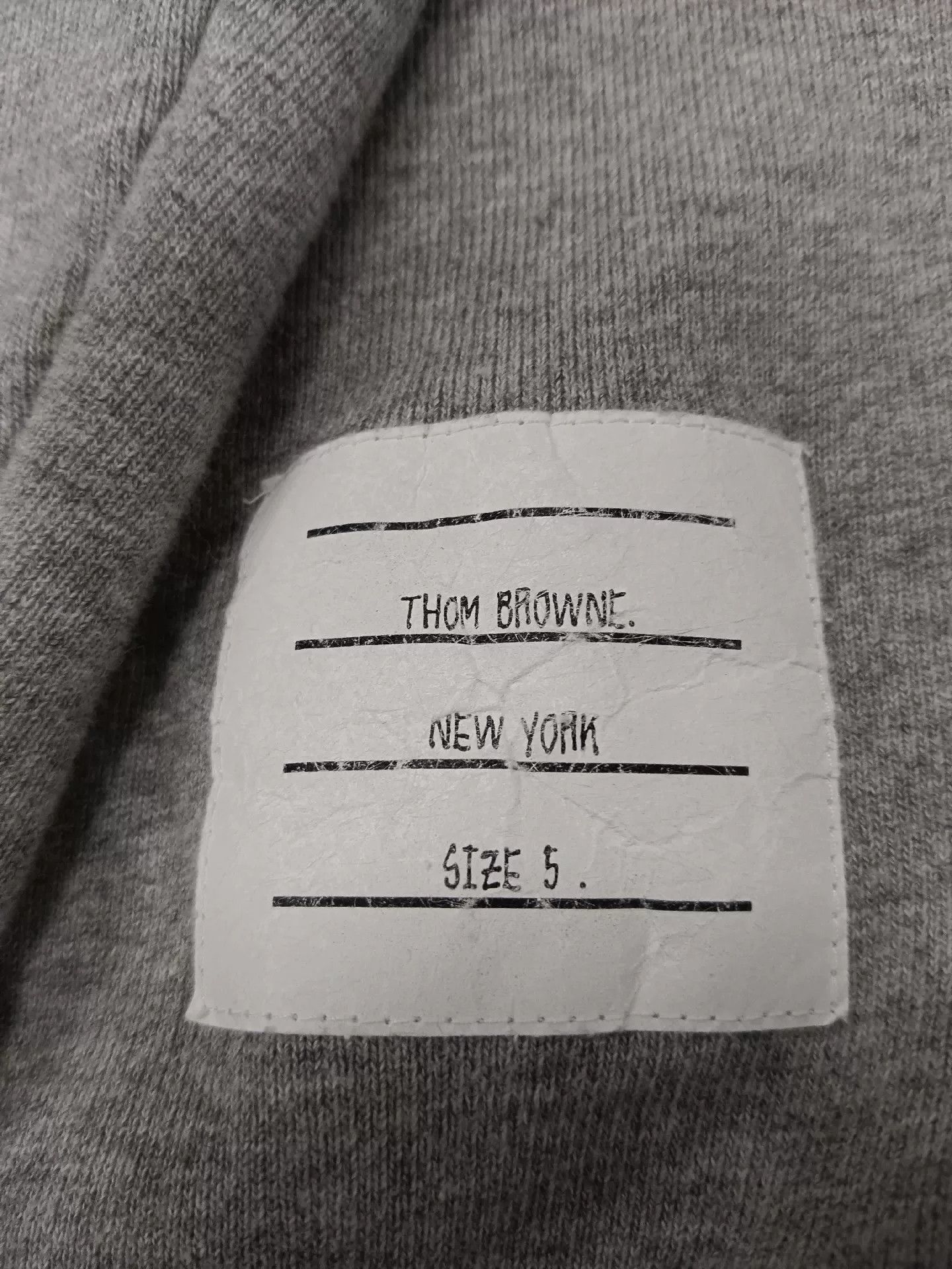 Thom Browne thom browne classic crewneck sweatshirt in gray Size US L / EU 52-54 / 3 - 3 Thumbnail
