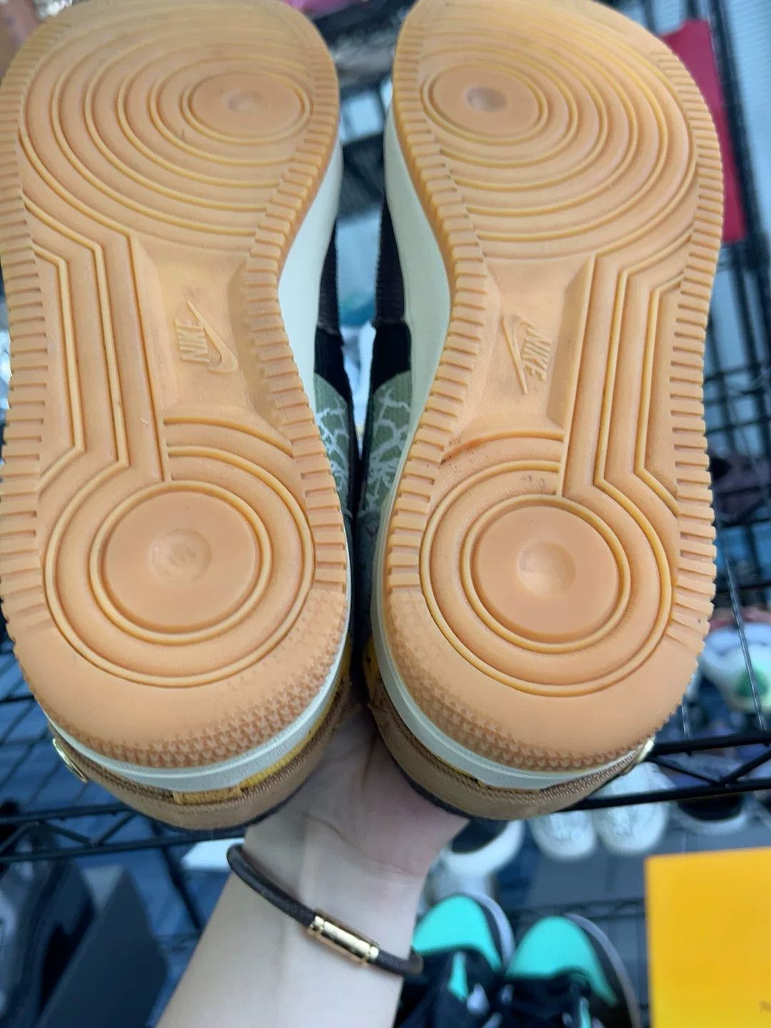 Travis Scott af1 x ts collaboration sneakers size 45 Size US 11 / EU 44 - 5 Thumbnail