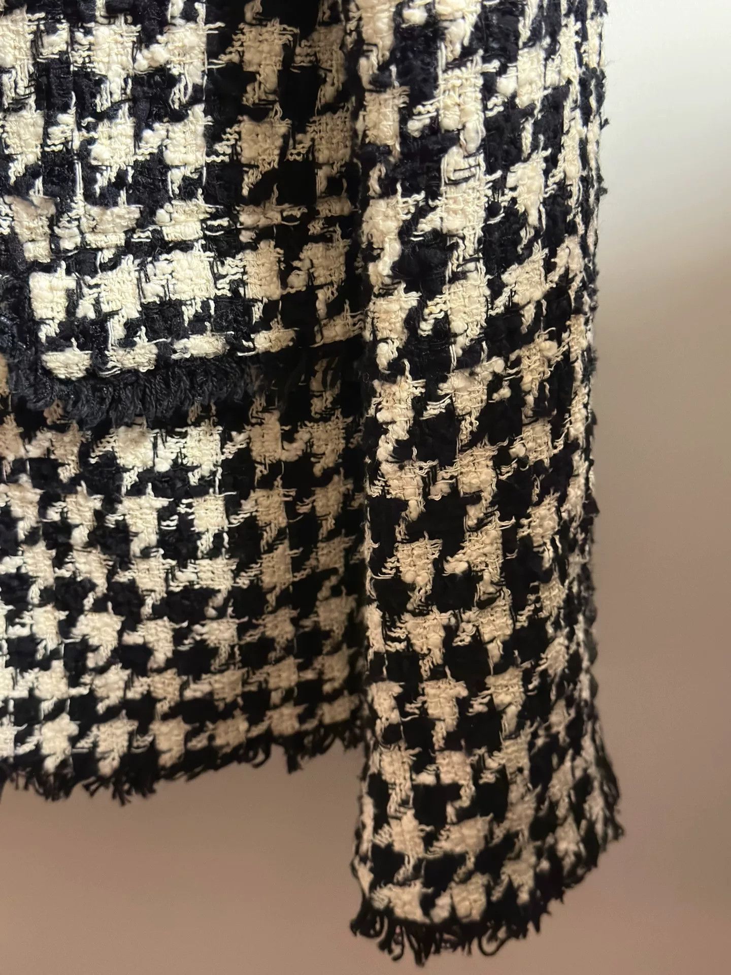 Balmain balmain black and white houndstooth blazer Size L / US 10 / IT 46 - 3 Thumbnail