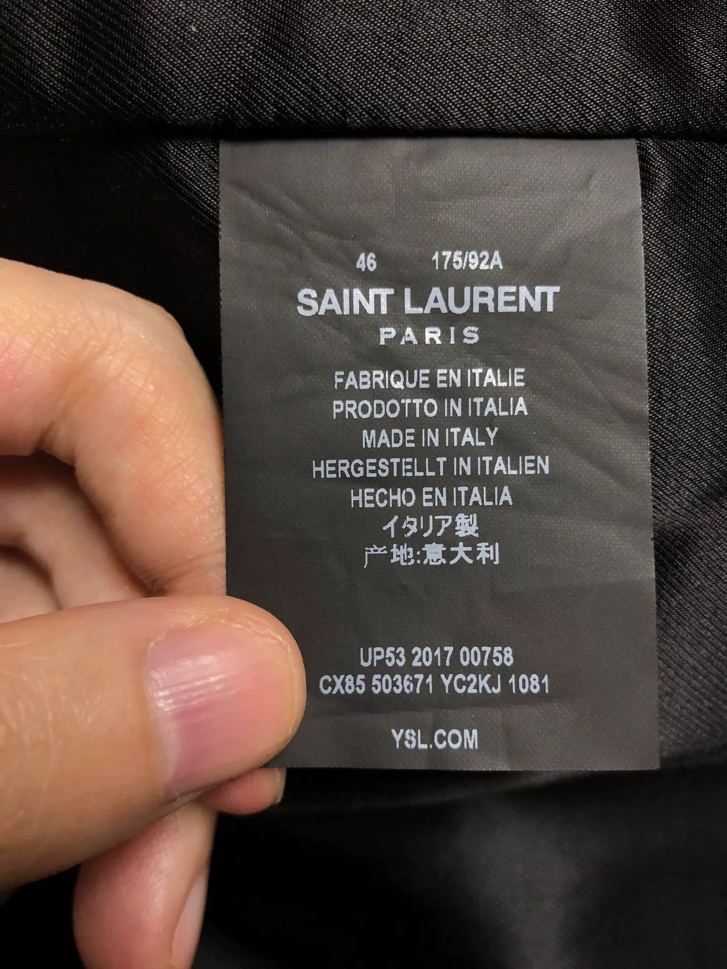 Saint Laurent Paris Saint Laurent Pilot Jacket with Wool Collar Size US S / EU 44-46 / 1 - 7 Thumbnail