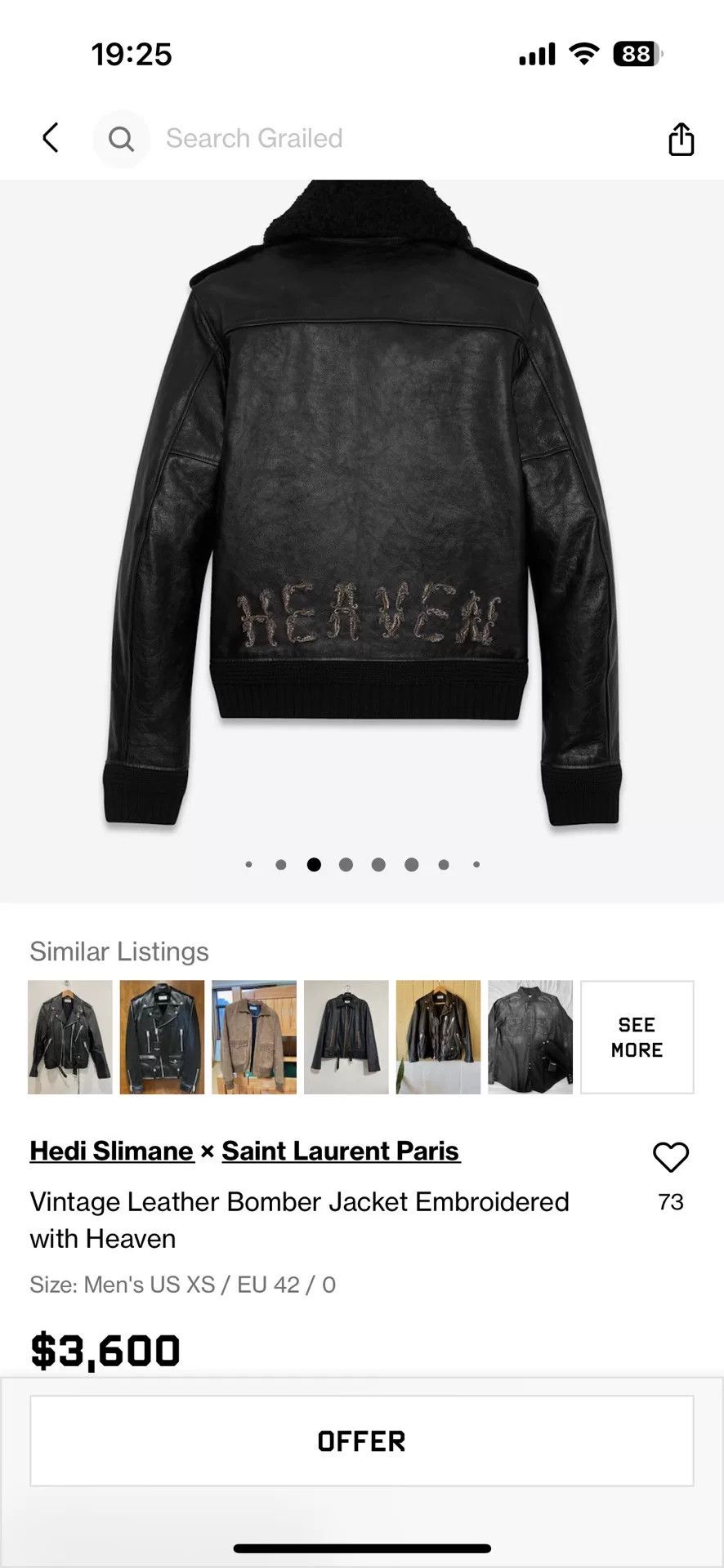 Saint Laurent Paris Saint Laurent Pilot Jacket with Wool Collar Size US S / EU 44-46 / 1 - 9 Thumbnail