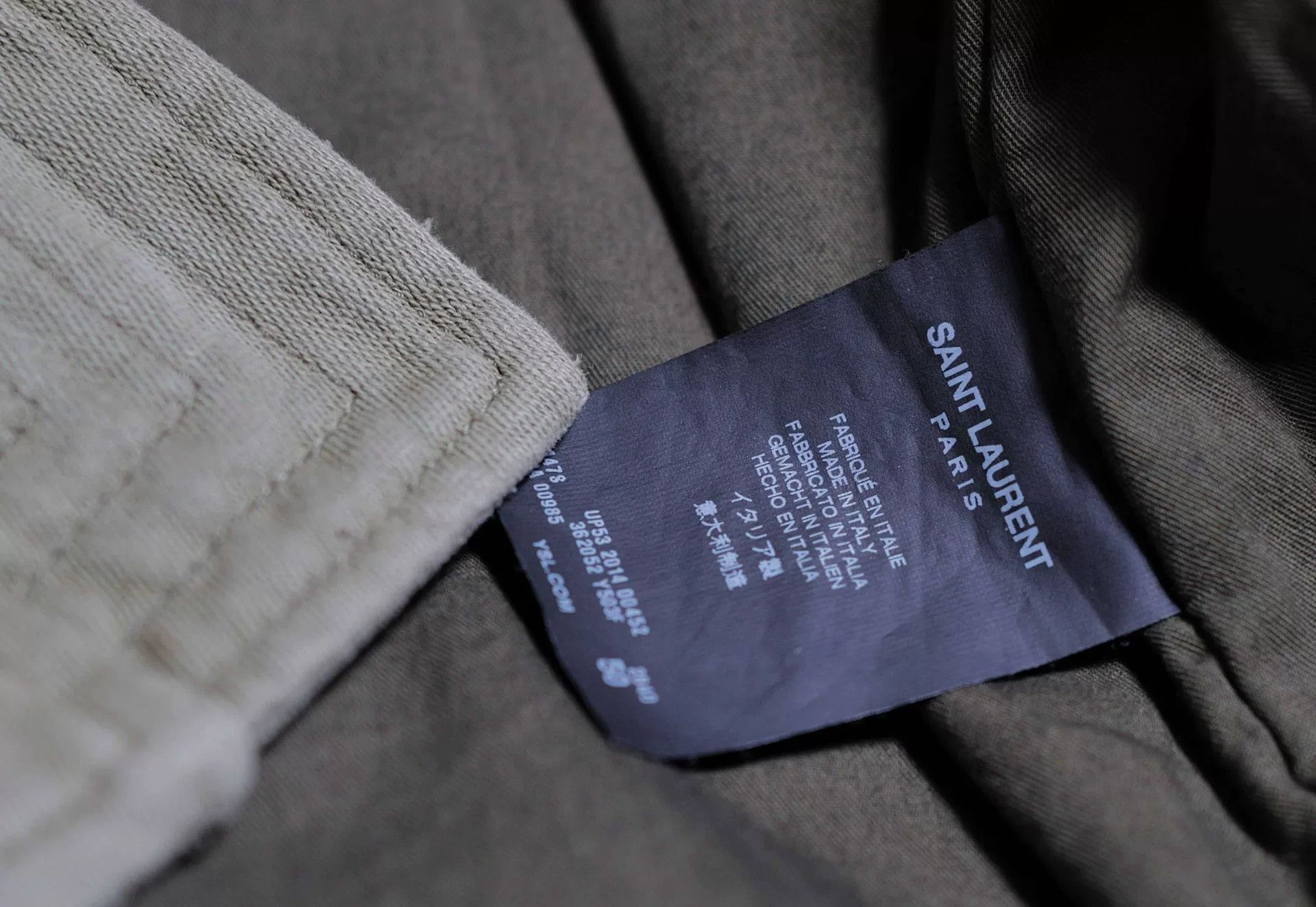 Saint Laurent Paris Saint Laurent Army Green Parka Coat with Fur Size US S / EU 44-46 / 1 - 7 Thumbnail