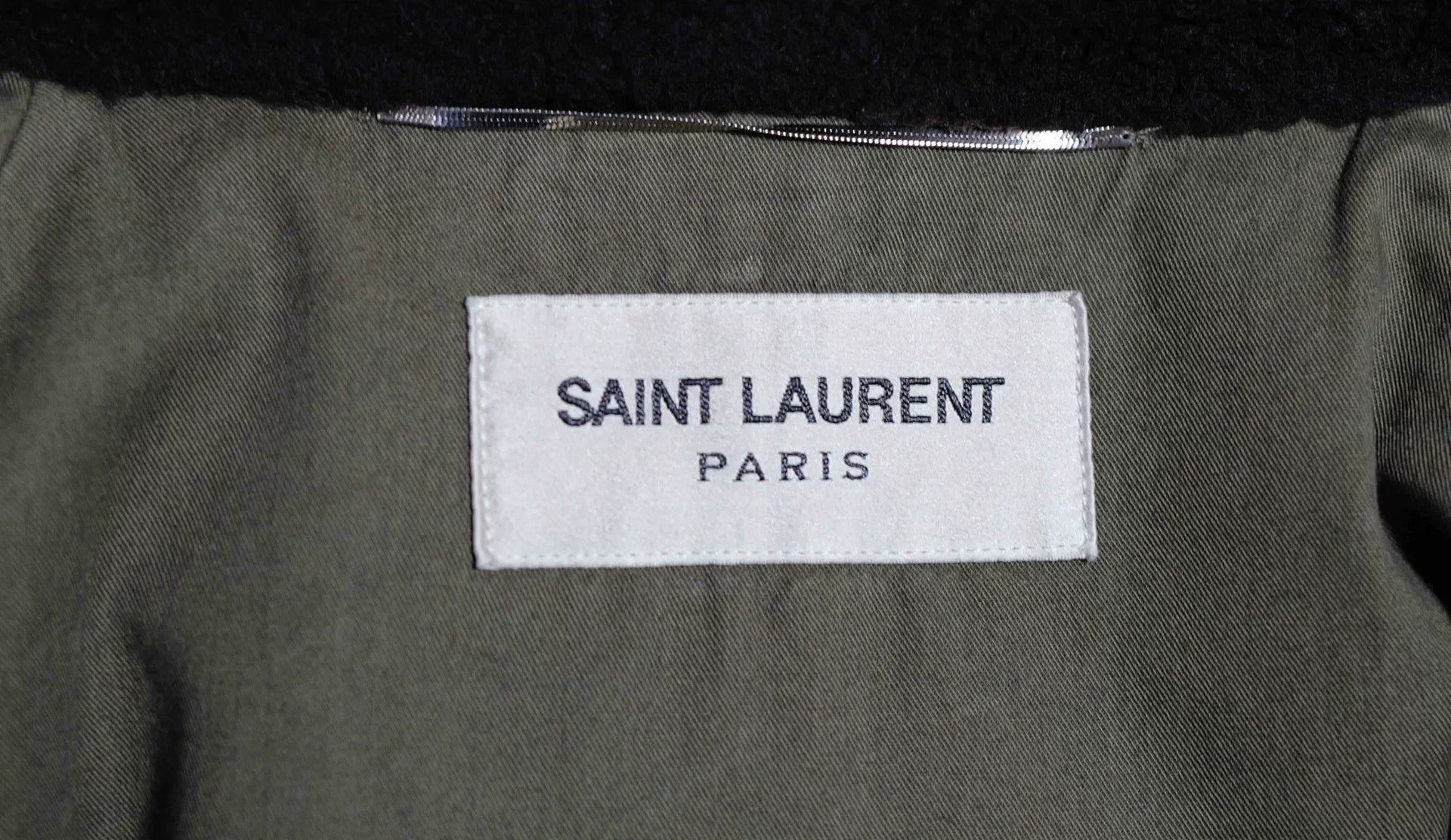 Saint Laurent Paris Saint Laurent Army Green Parka Coat with Fur Size US S / EU 44-46 / 1 - 6 Thumbnail