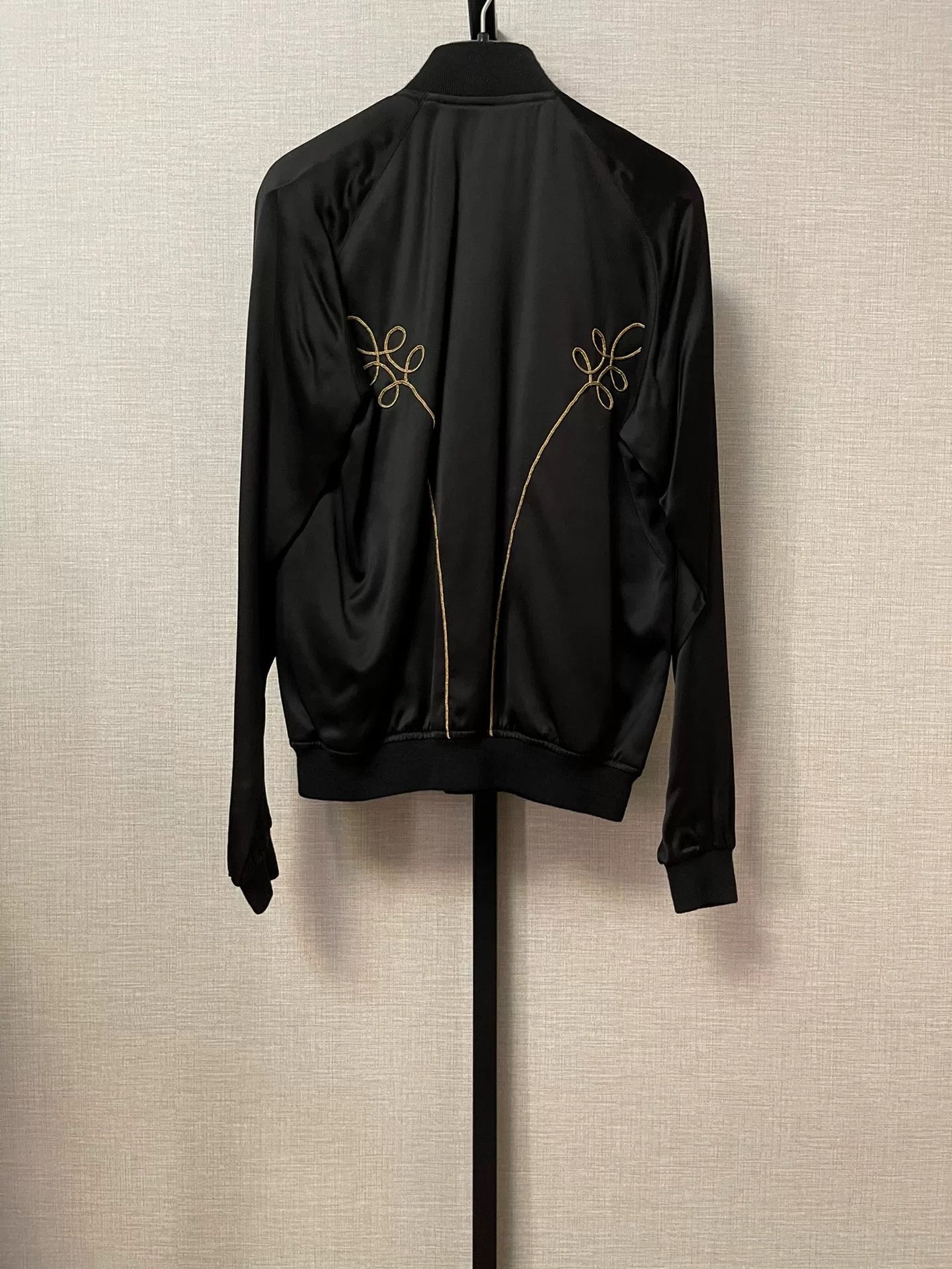 Saint Laurent Paris Saint Laurent Black Embroidered Teddy Jacket Size US S / EU 44-46 / 1 - 2 Thumbnail