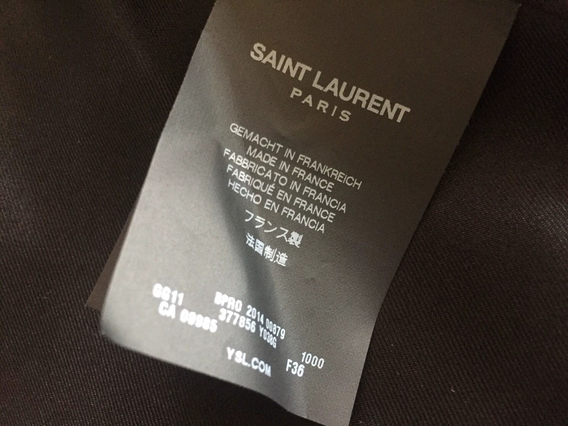 Saint Laurent Paris Saint Laurent Embroidered Vest 15SS Collection Size US S / EU 44-46 / 1 - 4 Thumbnail
