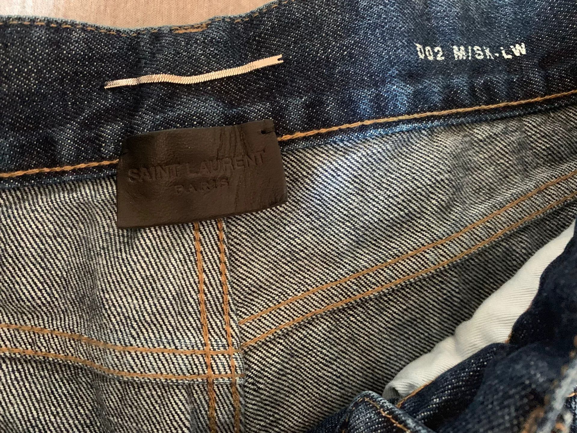 Saint Laurent Paris Saint Laurent Distressed Wash Denim Pants Size US 29 - 4 Thumbnail