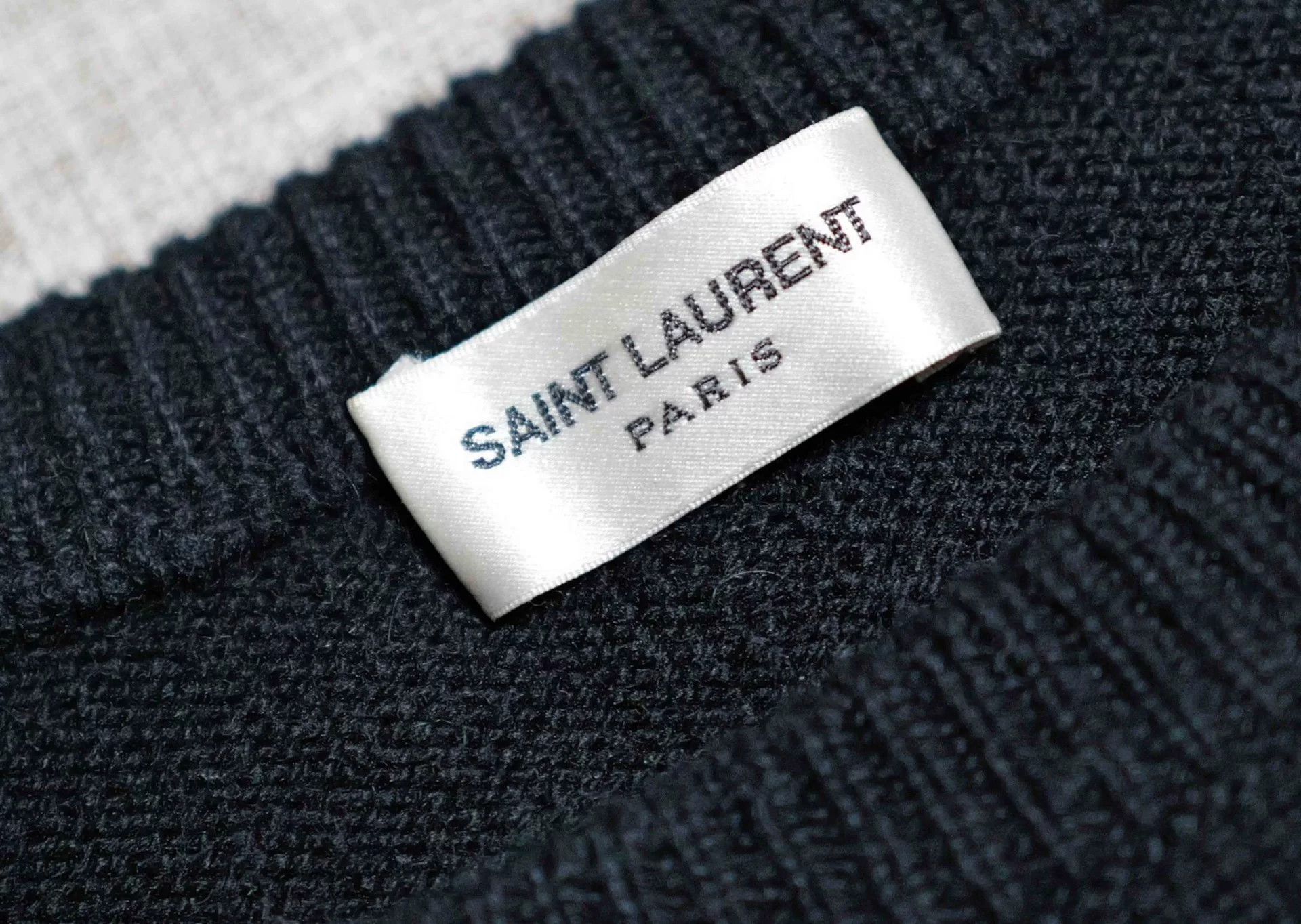 Saint Laurent Paris saint laurent black green striped cashmere sweater Size US XL / EU 56 / 4 - 3 Thumbnail