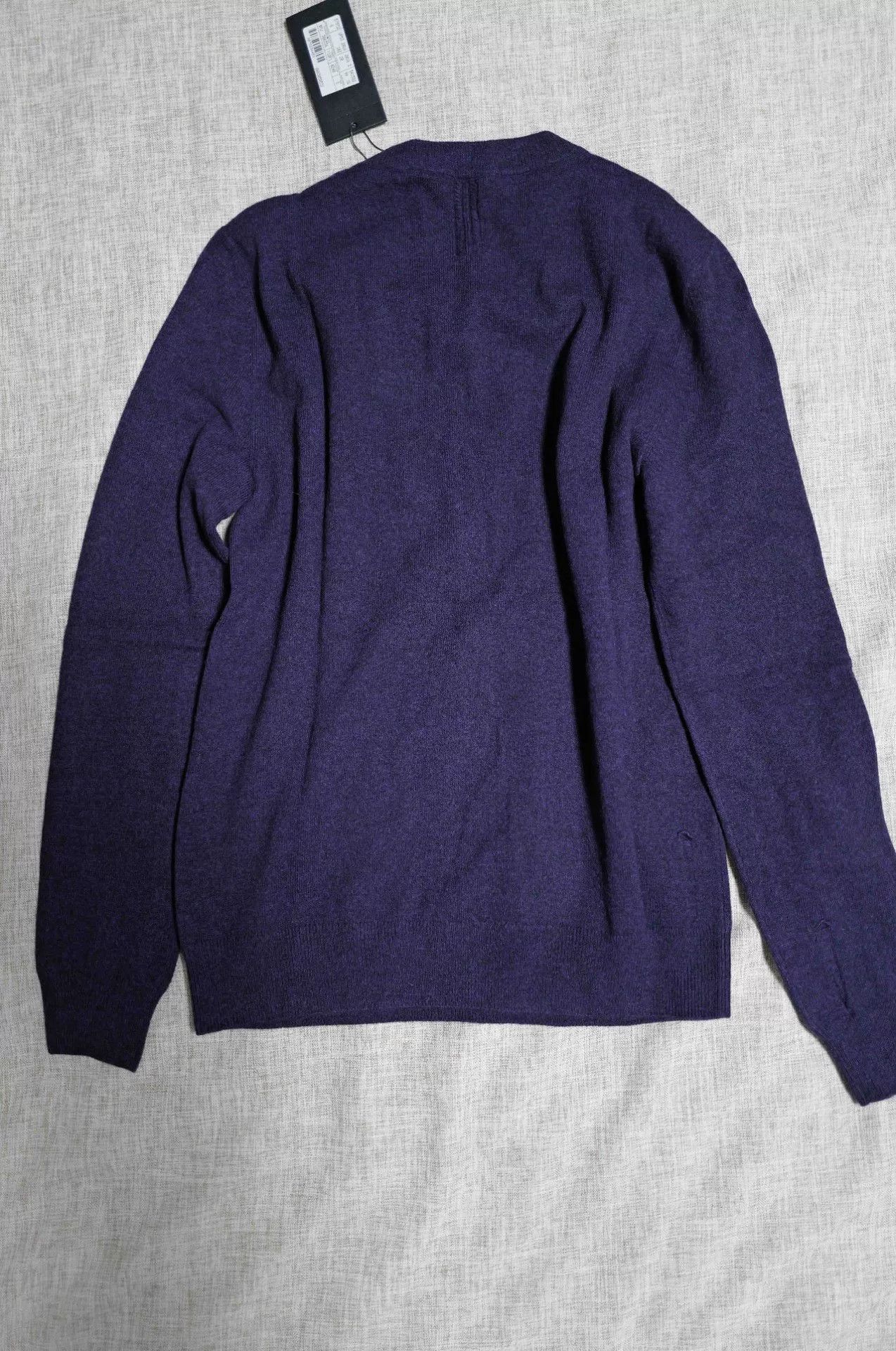 Saint Laurent Paris Saint Laurent Purple Cashmere Blend Sweater Size US S / EU 44-46 / 1 - 2 Thumbnail
