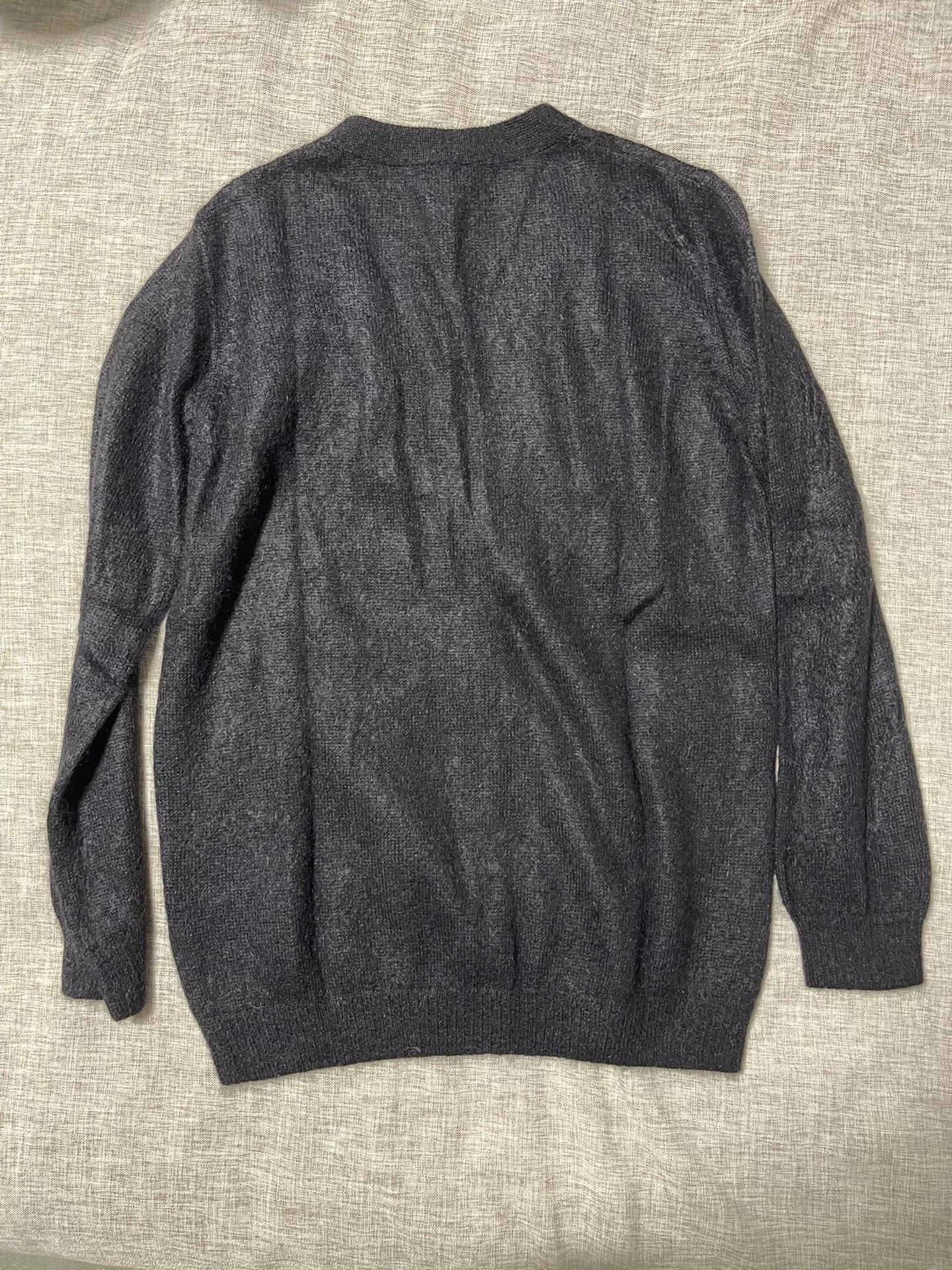 Saint Laurent Paris saint laurent oversized black flame cutout cardigan Size XS / US 0-2 / IT 36-38 - 2 Thumbnail