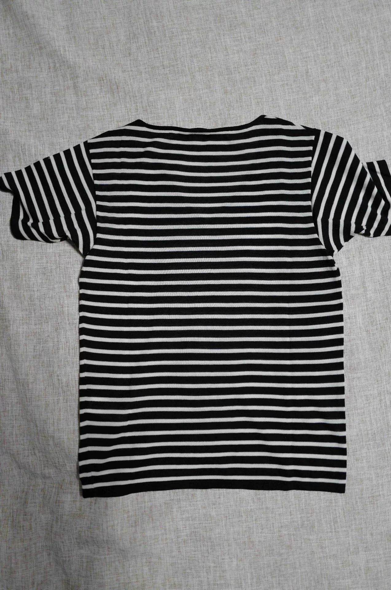 Saint Laurent Paris Saint Laurent Black and White Striped T-Shirt Size US S / EU 44-46 / 1 - 2 Thumbnail