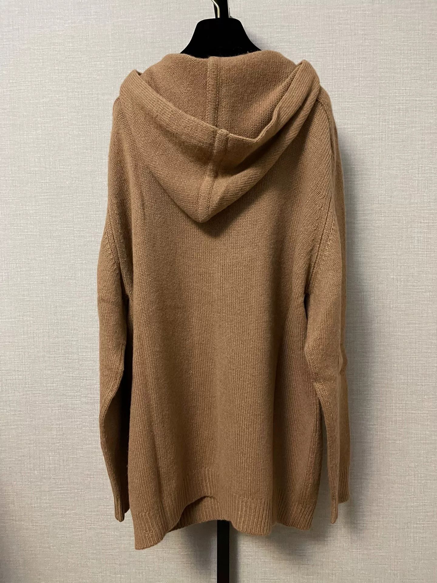 Saint Laurent Paris Saint Laurent Oversized Camel Hooded Cardigan Size US M / EU 48-50 / 2 - 2 Thumbnail