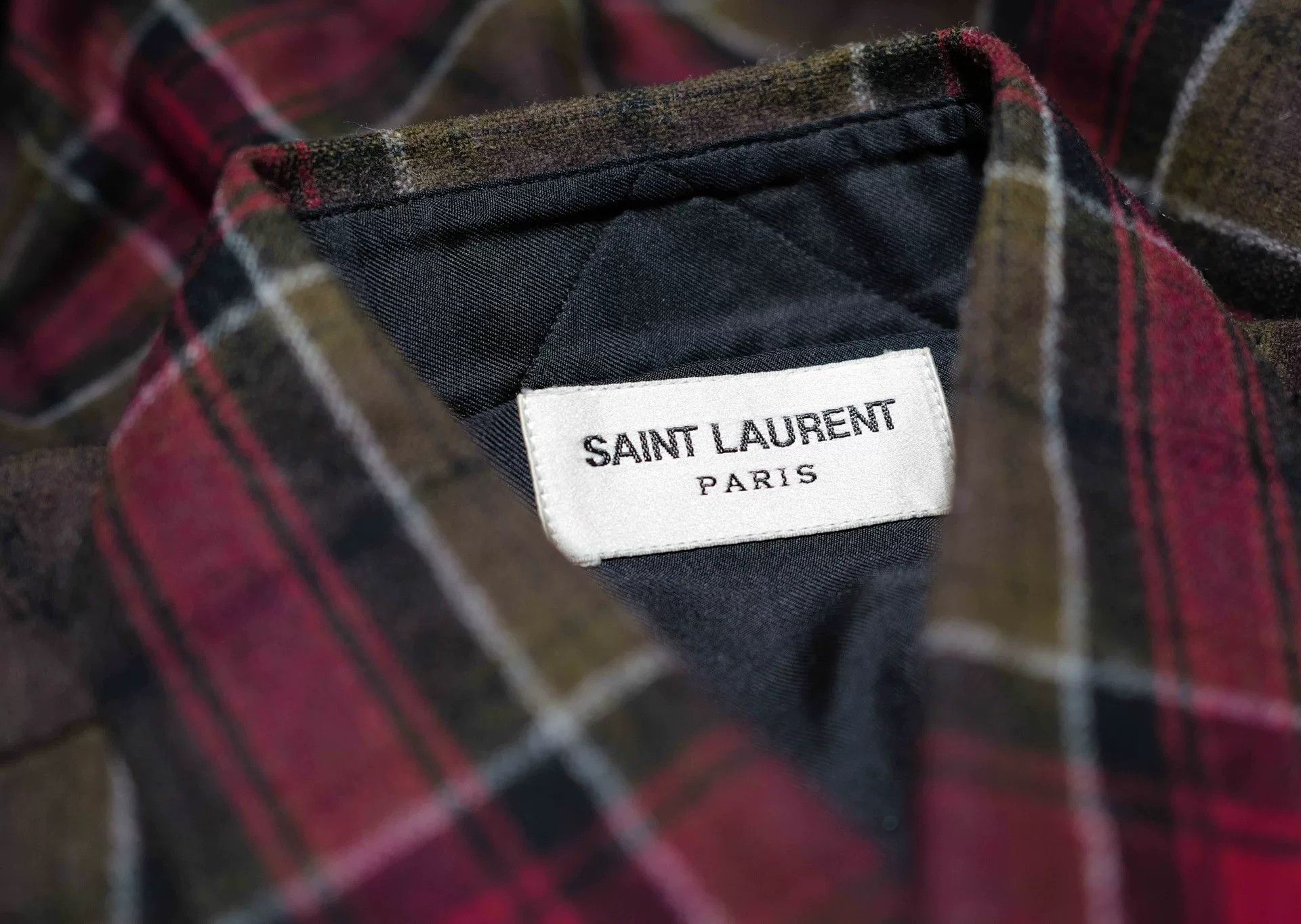 Saint Laurent Paris oversized checked wool shirt by saint laurent Size US S / EU 44-46 / 1 - 3 Thumbnail