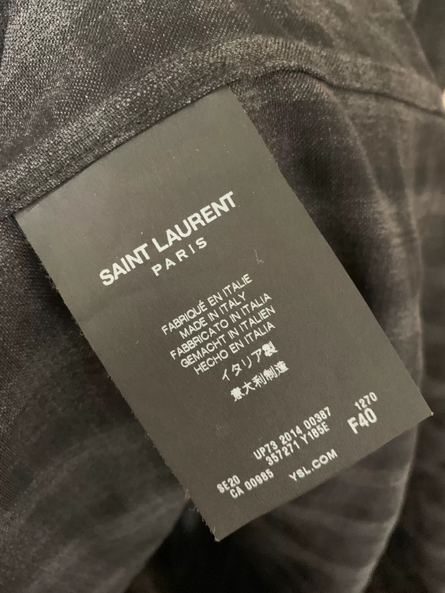 Saint Laurent Paris saint laurent oversized wool plaid shirt Size US S / EU 44-46 / 1 - 2 Thumbnail