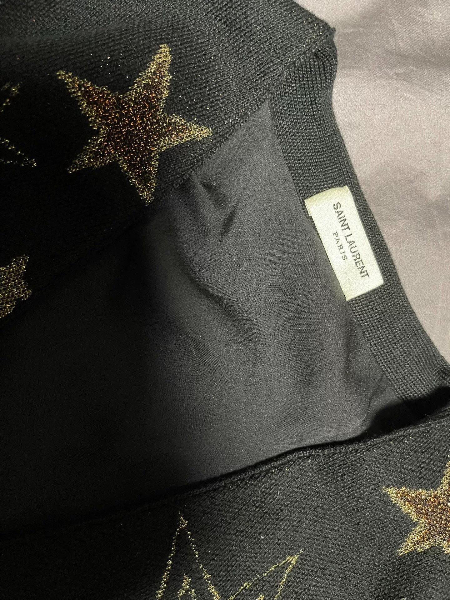 Saint Laurent Paris saint laurent star-patterned cardigan sweater Size XS / US 0-2 / IT 36-38 - 3 Thumbnail