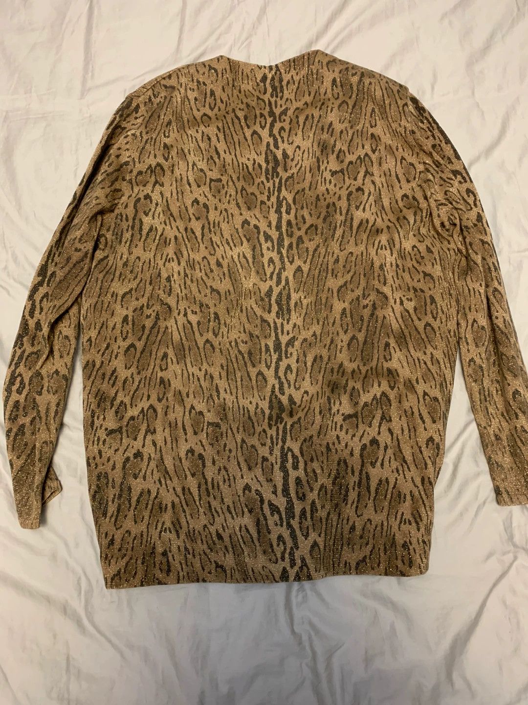 Saint Laurent Paris Saint Laurent Leopard Print Knit Cardigan Size XS / US 0-2 / IT 36-38 - 2 Thumbnail