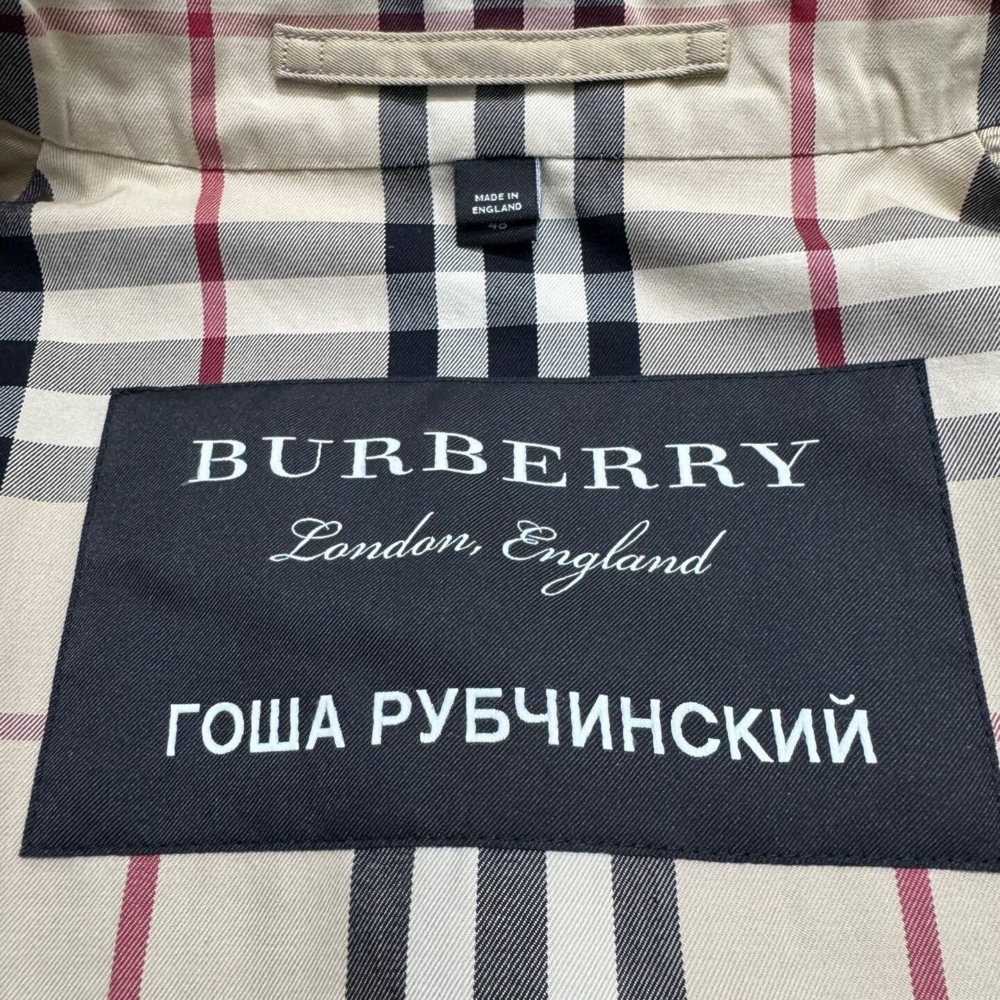 Burberry Burberry Gosha Zip-up Two-piece Windbreaker Coat Size US L / EU 52-54 / 3 - 3 Thumbnail