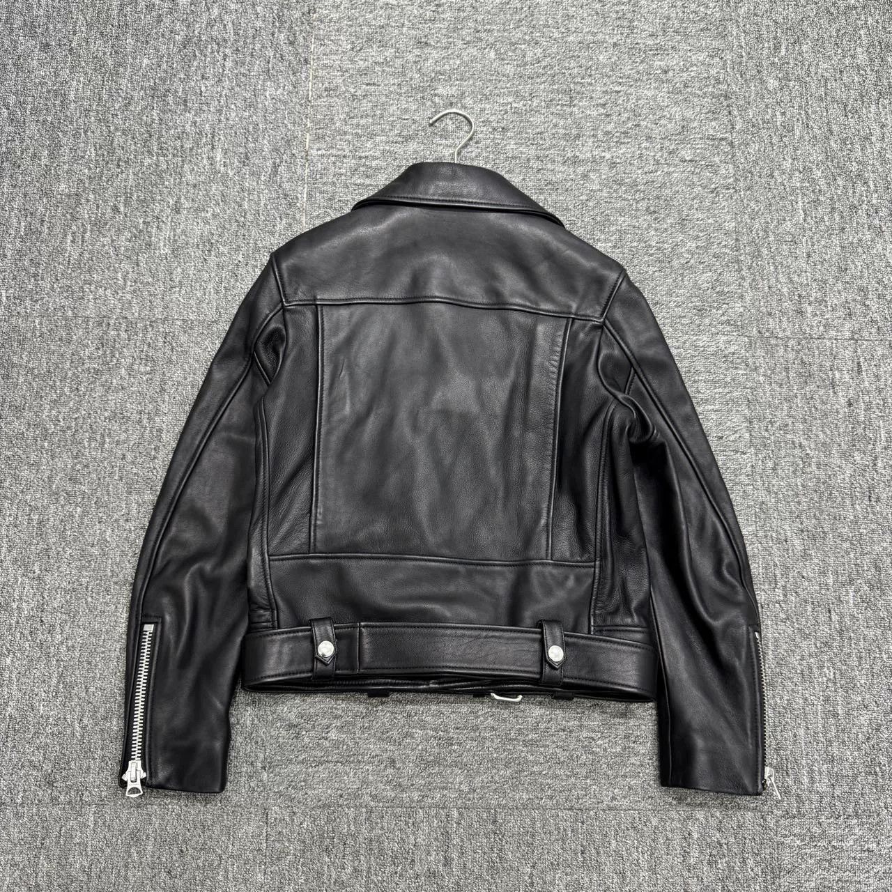 Acne Studios black leather biker jacket from Acne Studios Size S / US 4 / IT 40 - 2 Thumbnail