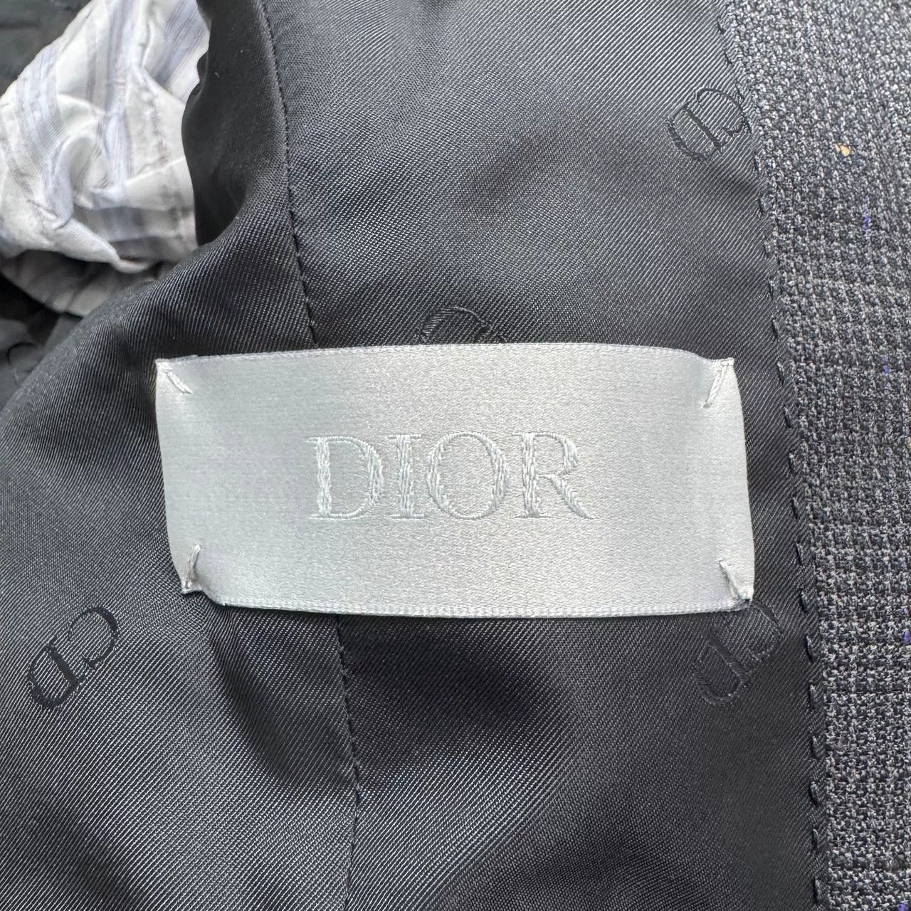 Dior dior checkered waist cinched blazer Size US M / EU 48-50 / 2 - 3 Thumbnail