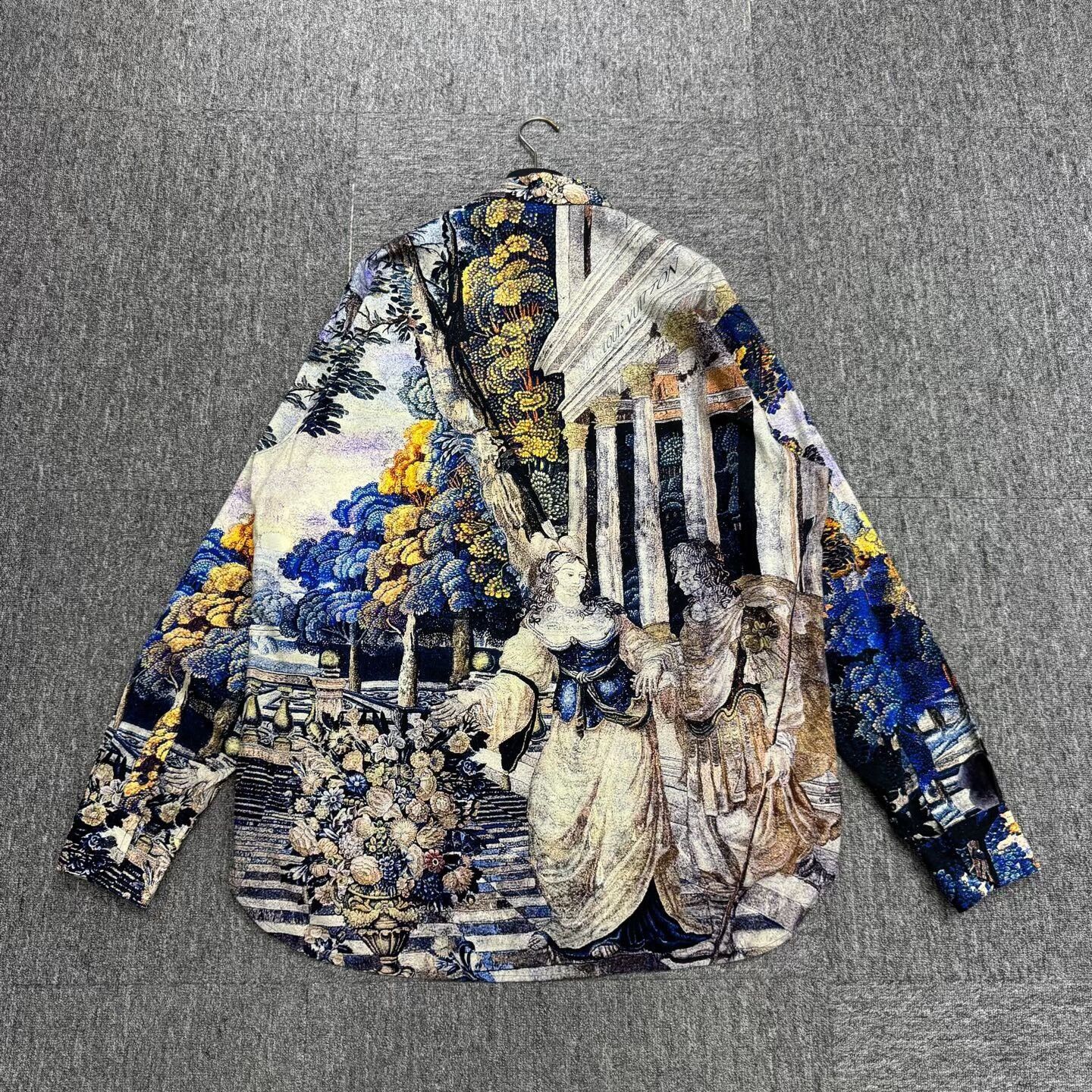 Louis Vuitton louis vuitton oil painting long sleeve shirt Size US XL / EU 56 / 4 - 2 Thumbnail