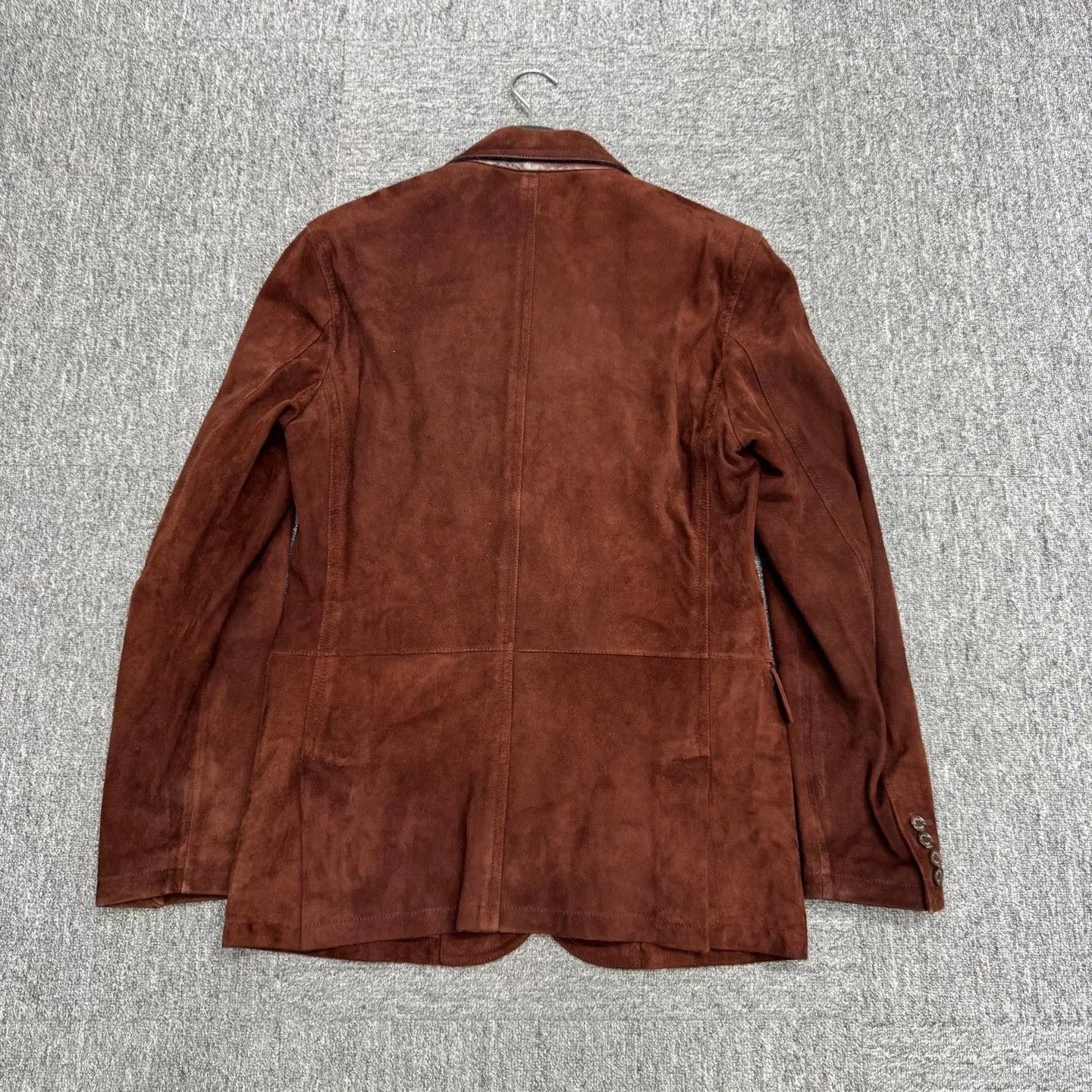 Ermenegildo Zegna Ermenegildo Zegna Suede Blazer Jacket Size US L / EU 52-54 / 3 - 2 Thumbnail