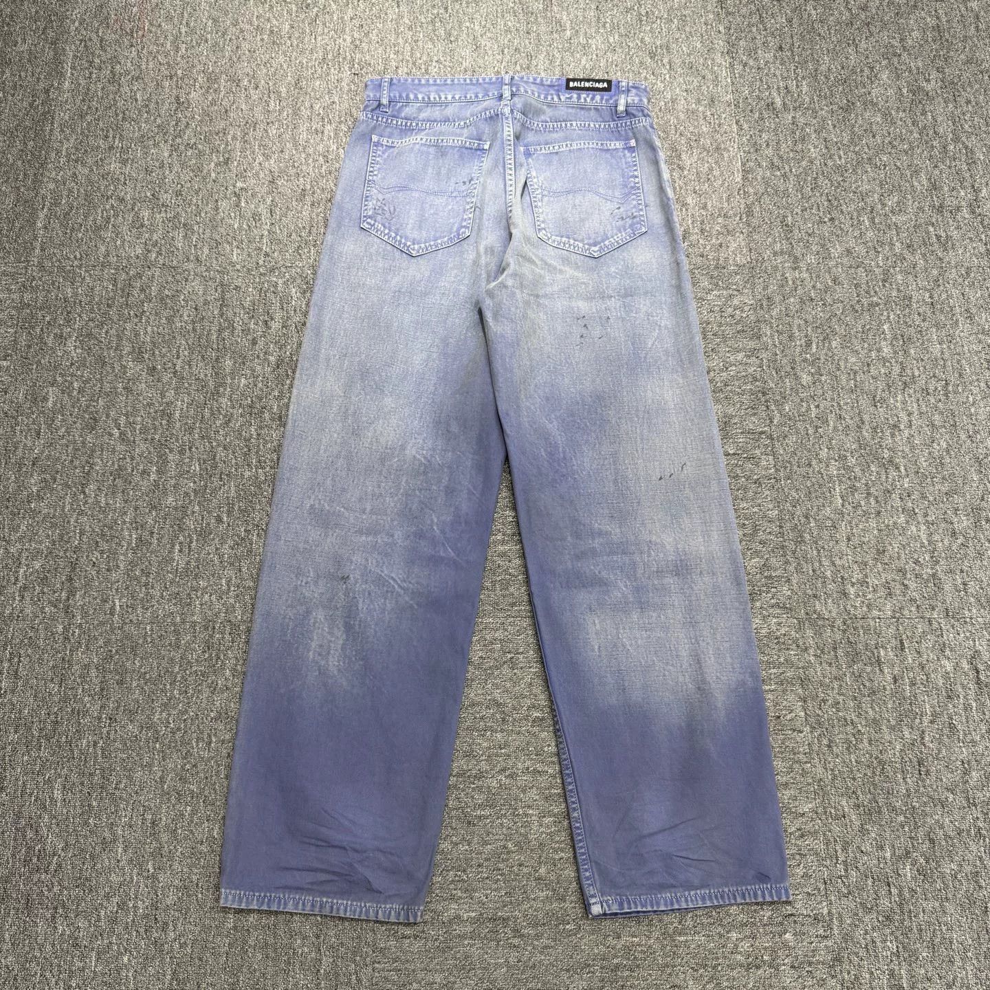 Balenciaga Balenciaga Graffiti Distressed Denim Pants Size US 27 - 2 Thumbnail
