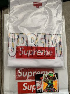 Supreme International Long-Sleeve Tee 'White