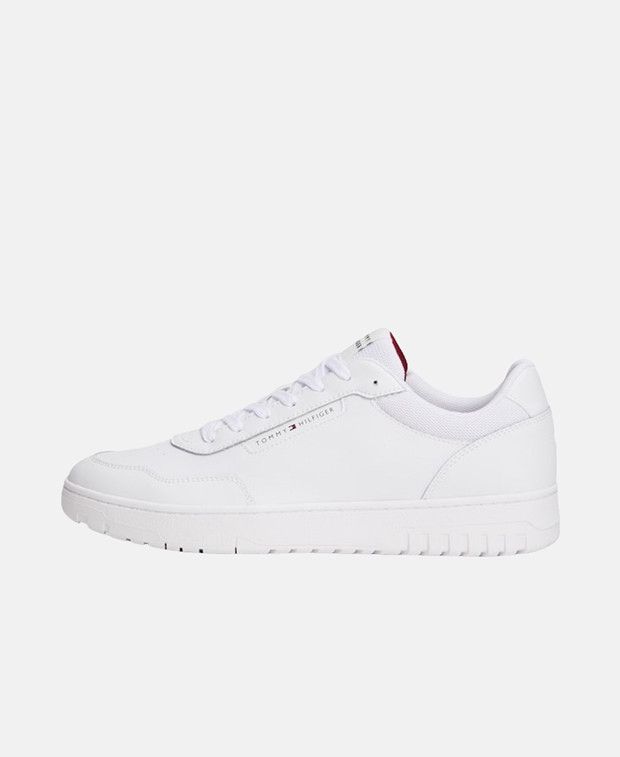 Tommy Hilfiger Th Basket Core LthPinperf Sneakers Size US 8 / EU 41 - 3 Thumbnail
