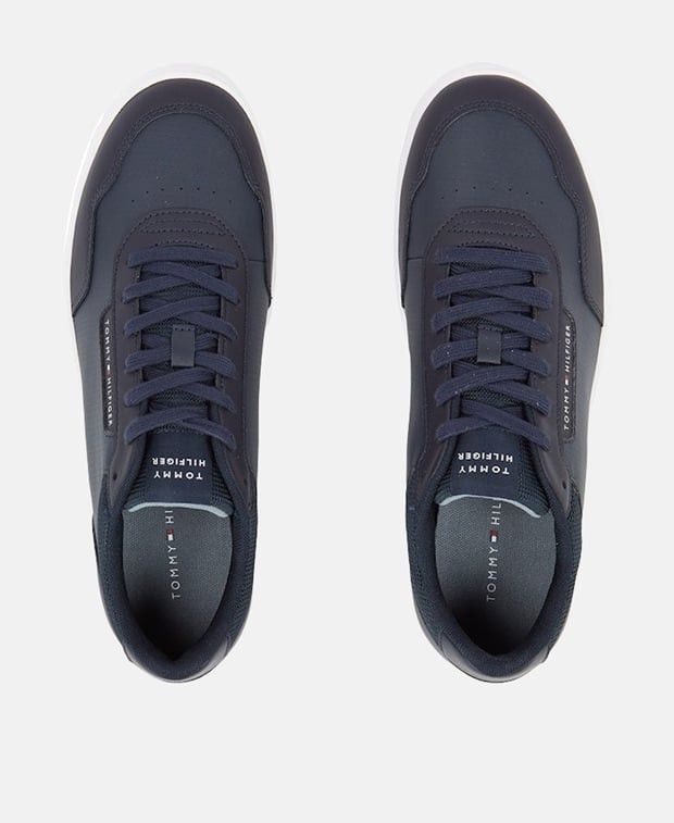 Tommy Hilfiger Th Basket Core LthPinperf Sneakers Size US 11 / EU 44 - 3 Thumbnail