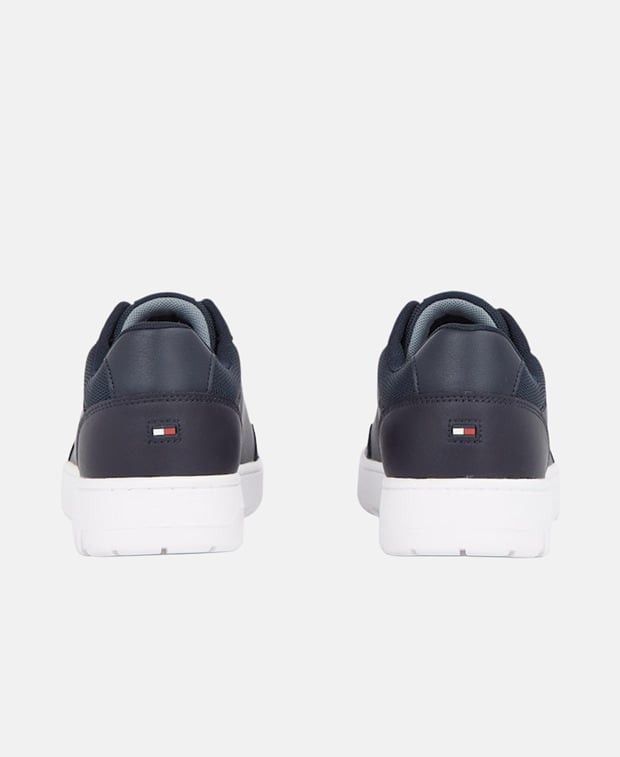 Tommy Hilfiger Th Basket Core LthPinperf Sneakers Size US 11 / EU 44 - 2 Thumbnail