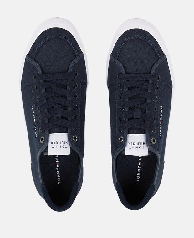 Tommy Hilfiger CORE CORPORATE VULC CANVAS Sneakers Size US 11 / EU 44 - 3 Thumbnail