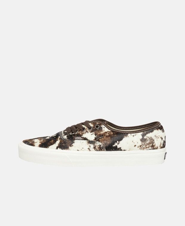 Vans Authentic Pony Hair Cow Print Sneakers Size US 6 / EU 39 - 4 Thumbnail
