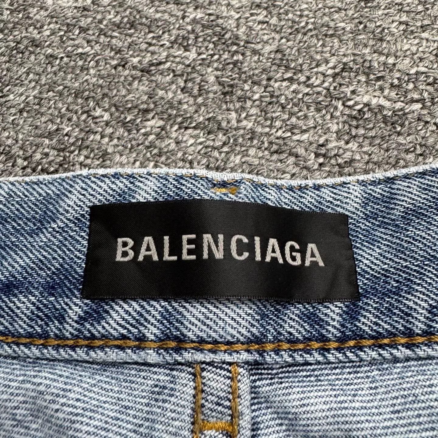 Balenciaga Balenciaga Washed Vintage Denim Pants Size 26 Size US 26 / EU 42 - 3 Thumbnail