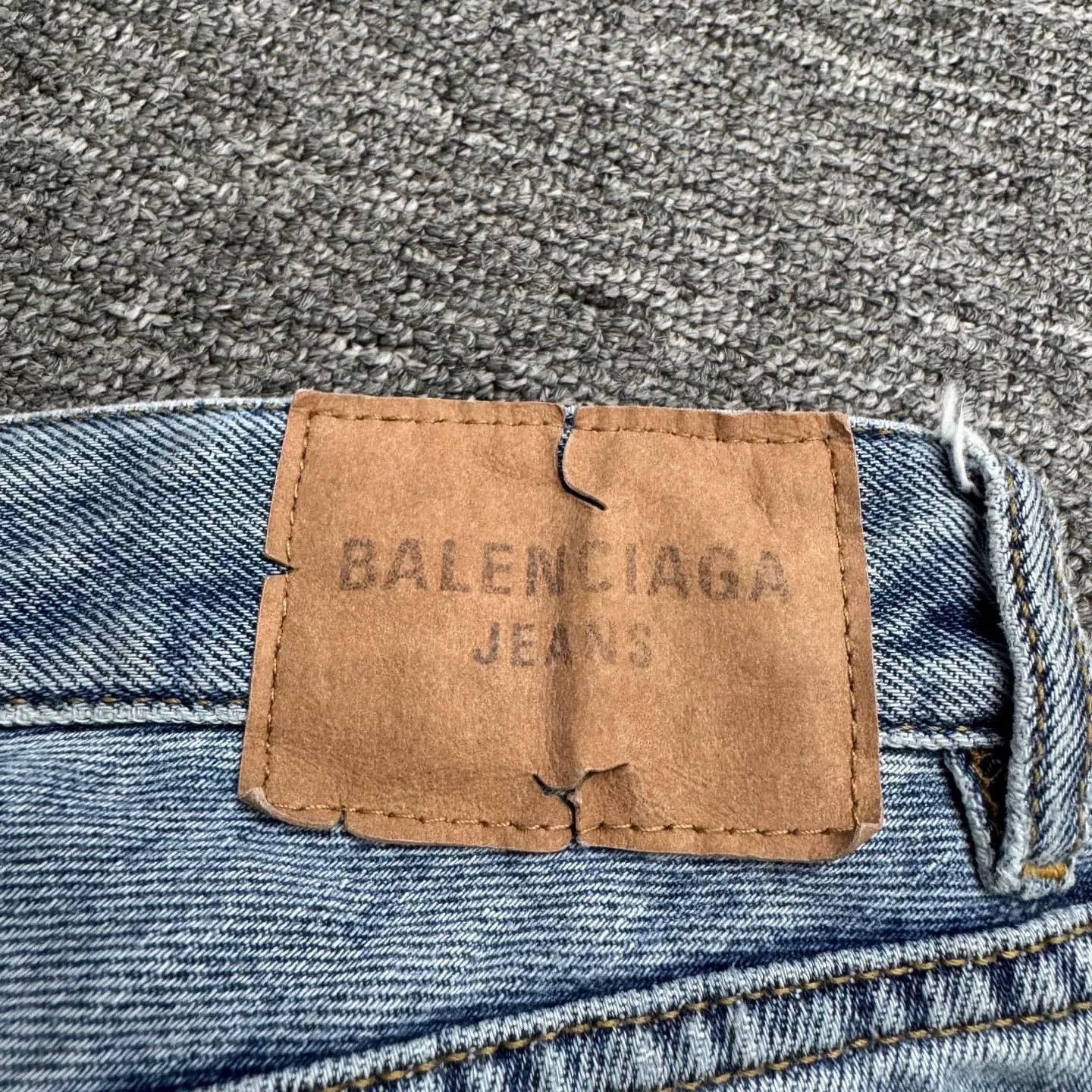 Balenciaga Balenciaga Washed Vintage Denim Pants Size 26 Size US 26 / EU 42 - 6 Thumbnail