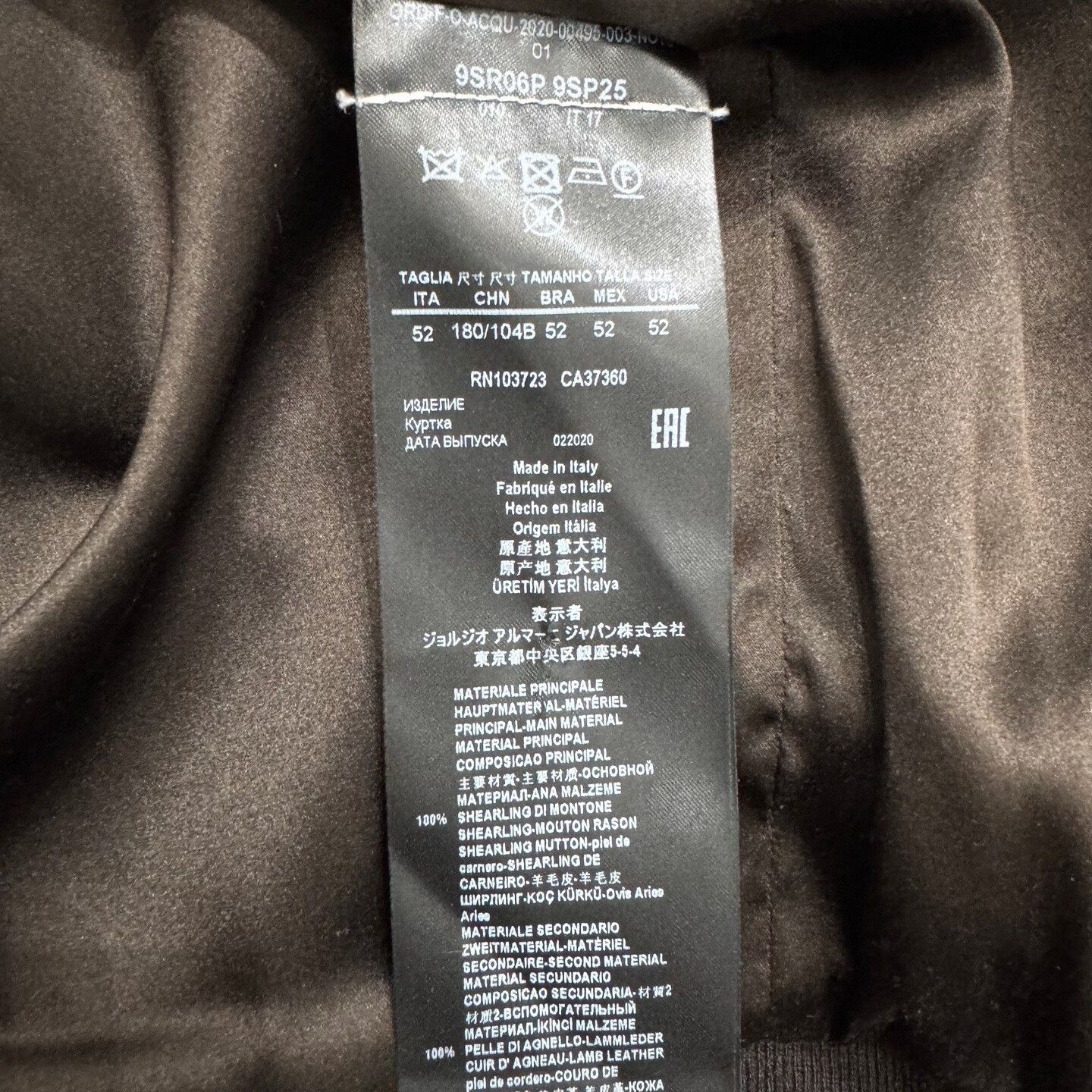 Giorgio Armani giorgio armani sheepskin fur jacket Size US L / EU 52-54 / 3 - 4 Thumbnail