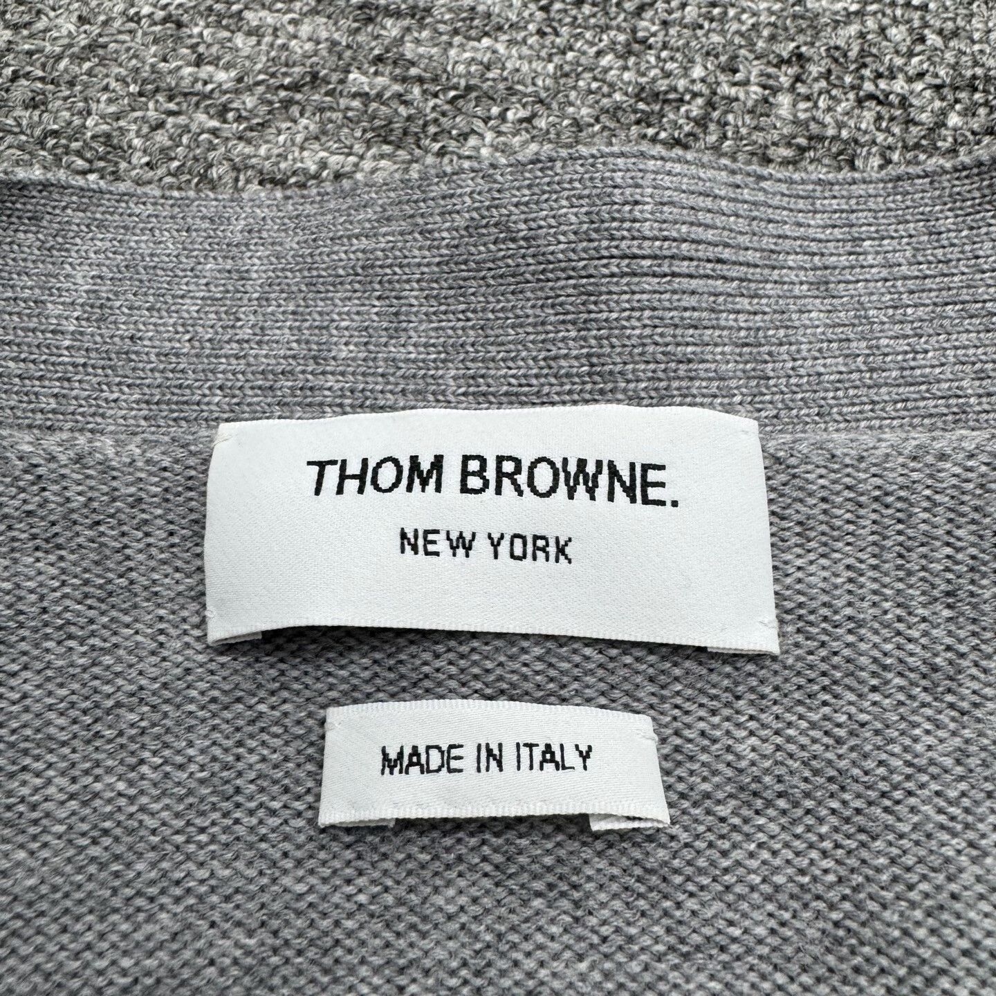Thom Browne thom browne gray wool cardigan Size US XXL / EU 58 / 5 - 3 Thumbnail