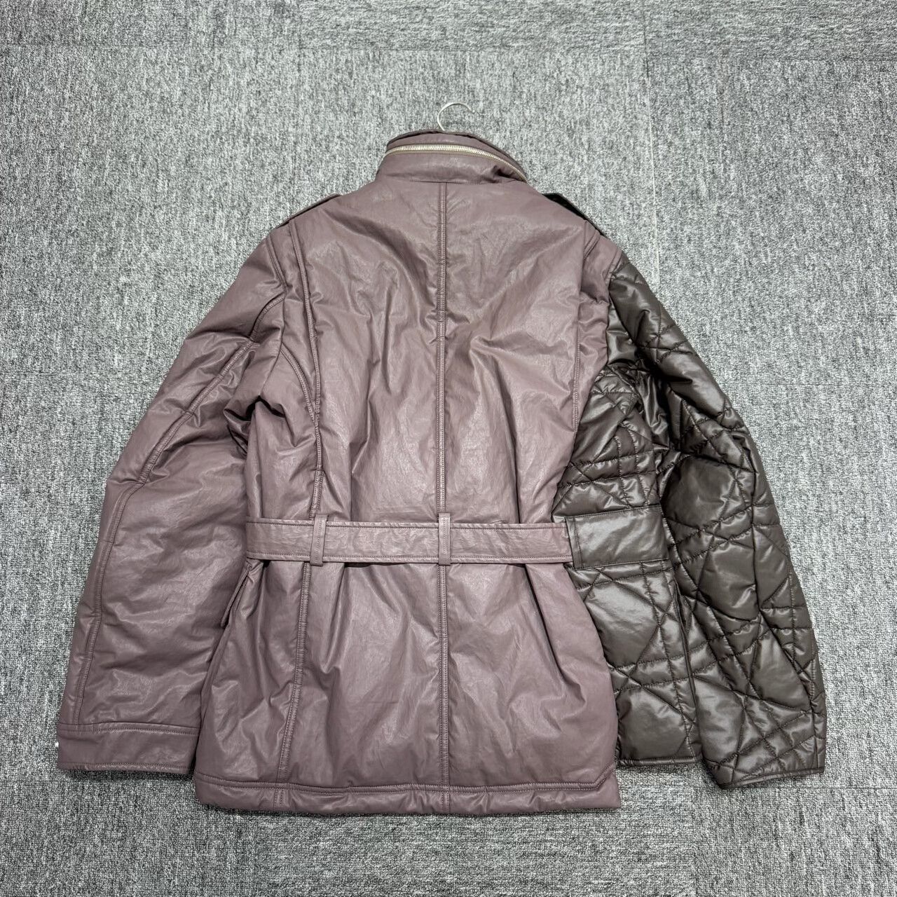 Dior dior patchwork coat with belt Size US L / EU 52-54 / 3 - 3 Thumbnail