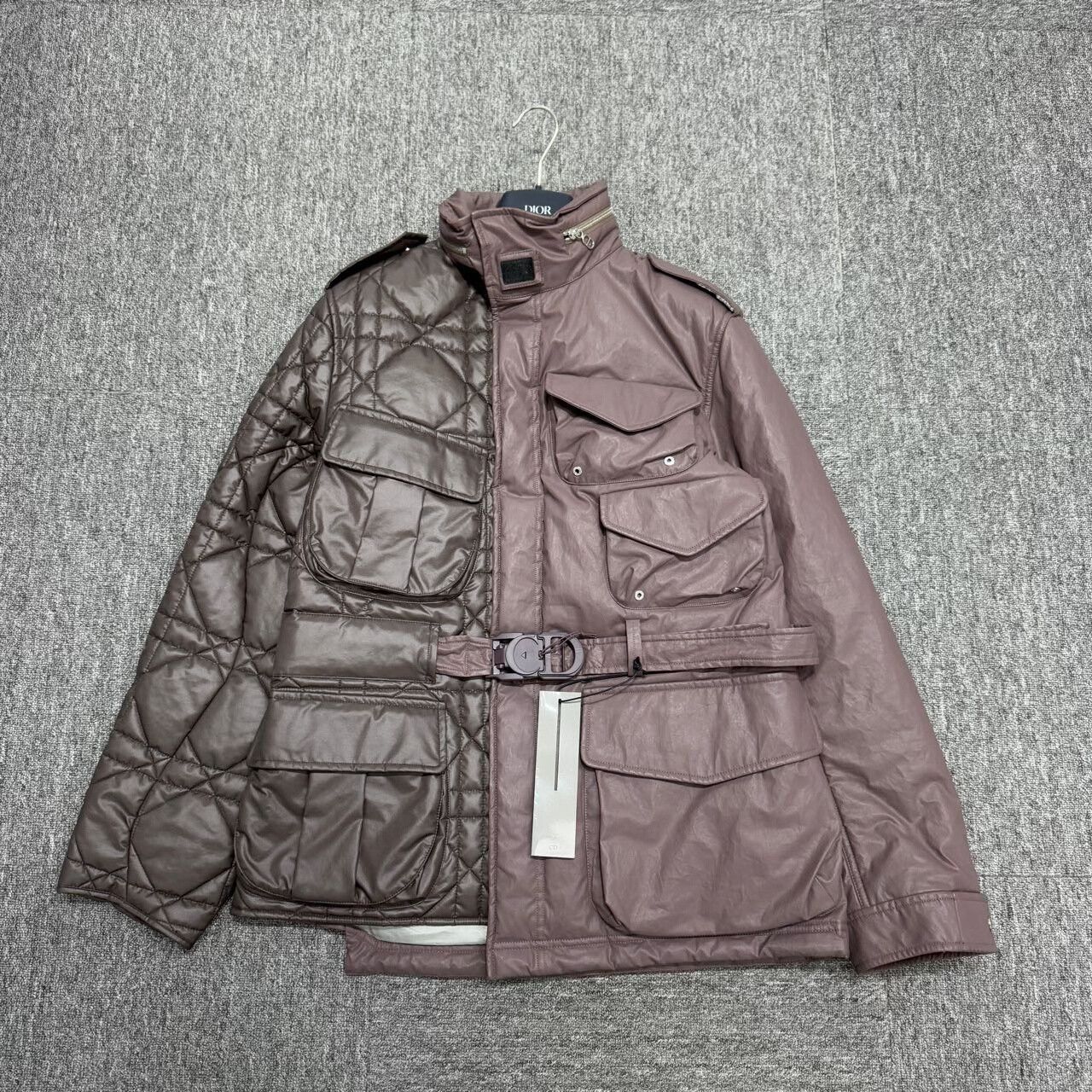 Dior dior patchwork coat with belt Size US L / EU 52-54 / 3 - 2 Thumbnail