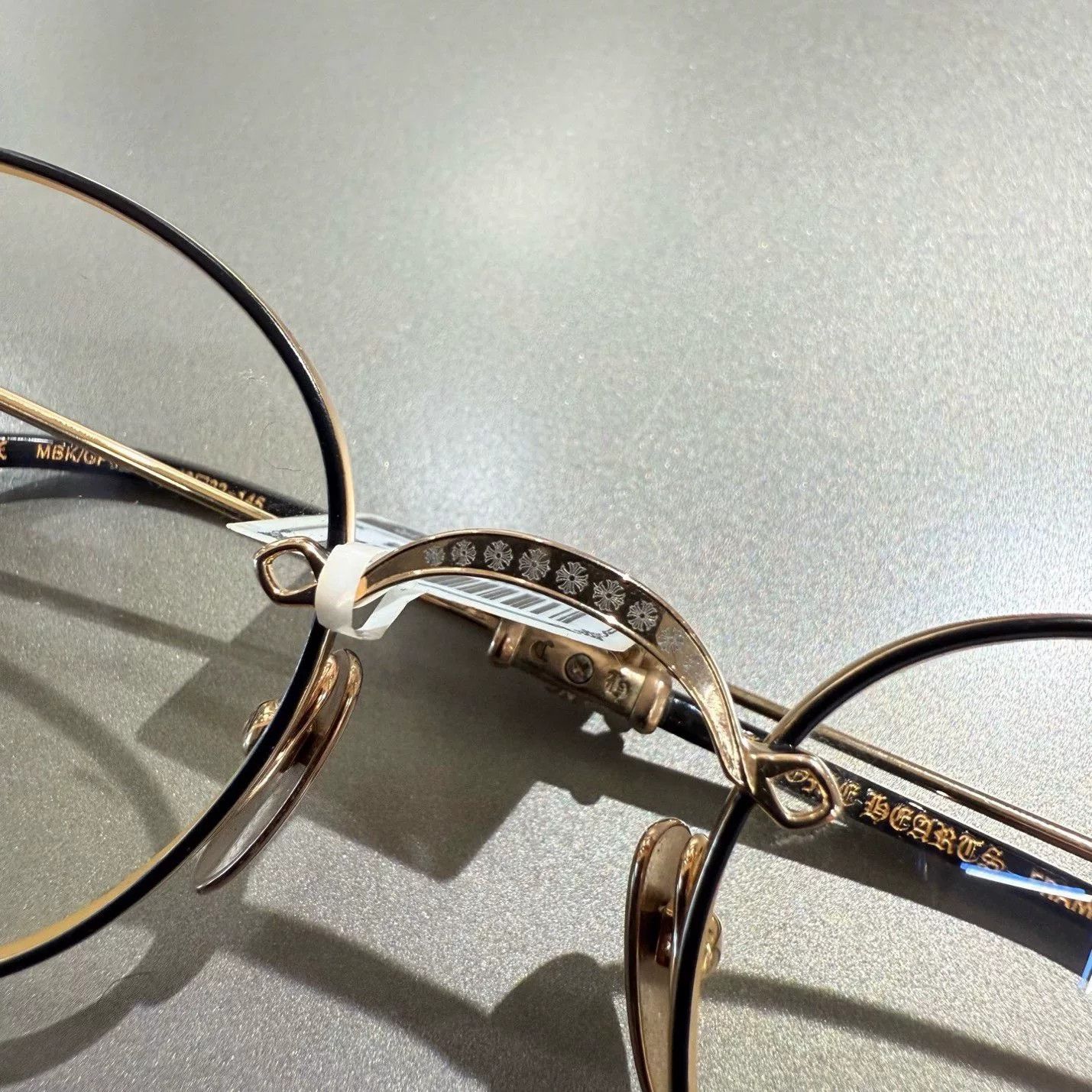 Chrome Hearts chrome hearts black gold glasses frame Size ONE SIZE - 2 Thumbnail
