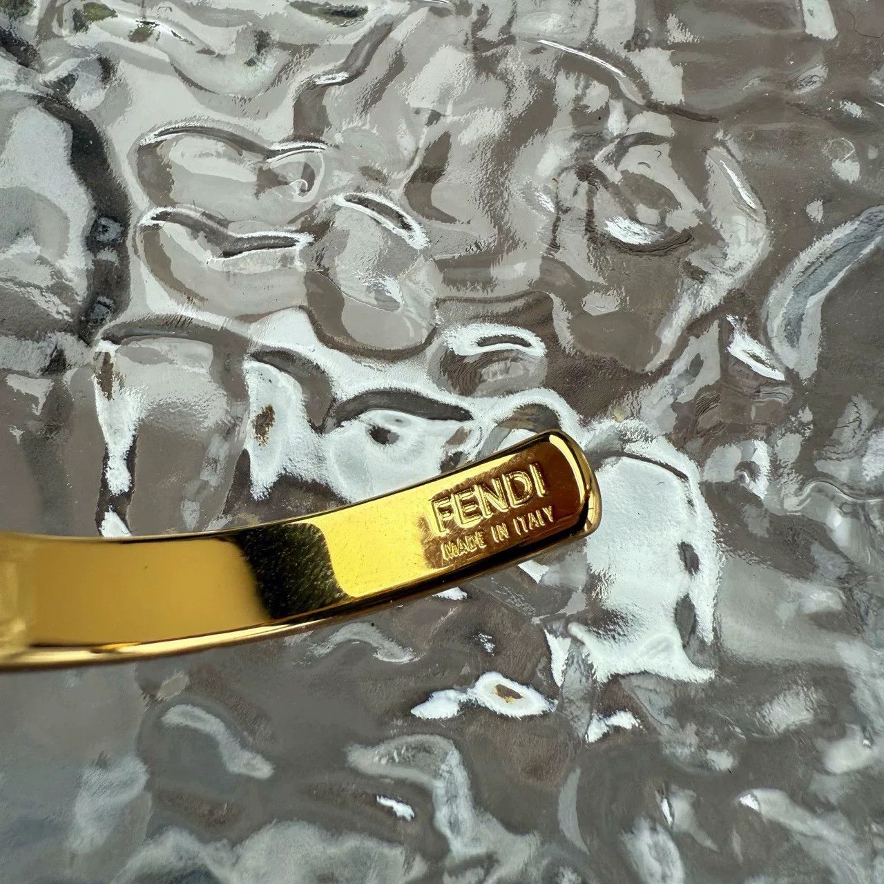 Fendi Fendi Rhinestone Logo Bracelet Size M Adjustable Size ONE SIZE - 4 Thumbnail