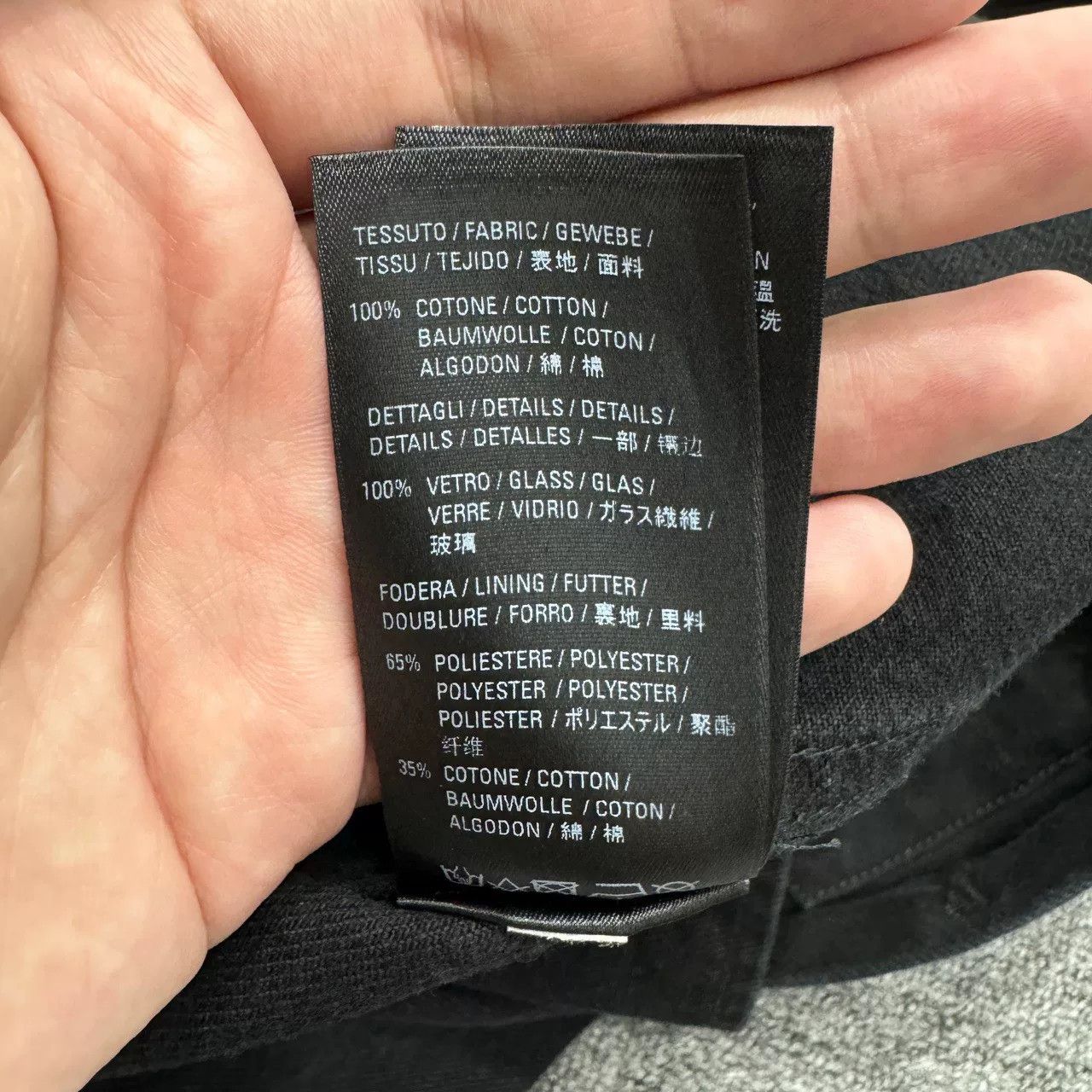 Balenciaga Balenciaga Black Denim Jacket with Logo Size US M / EU 48-50 / 2 - 5 Thumbnail