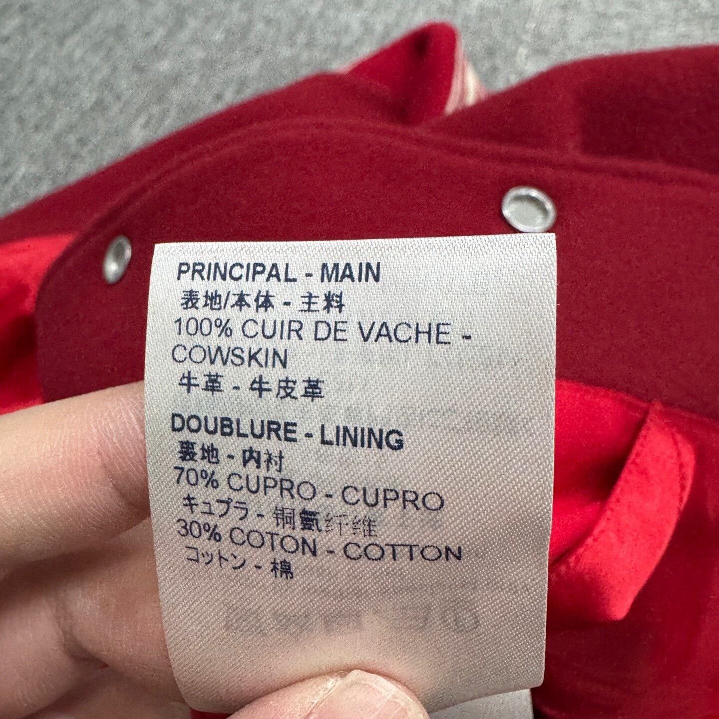 Louis Vuitton louis vuitton red and white varsity jacket Size US L / EU 52-54 / 3 - 5 Thumbnail