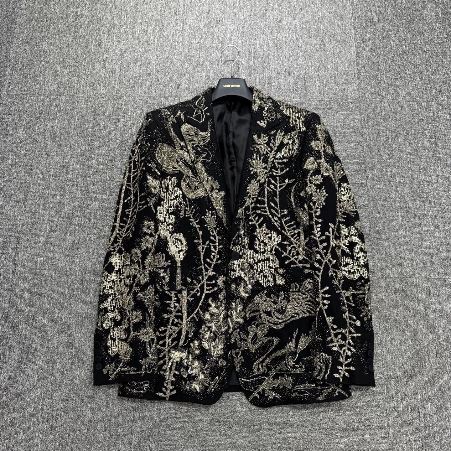 Alexander McQueen alexander mcqueen embroidered floral wool blazer Size US L / EU 52-54 / 3 - 3 Thumbnail