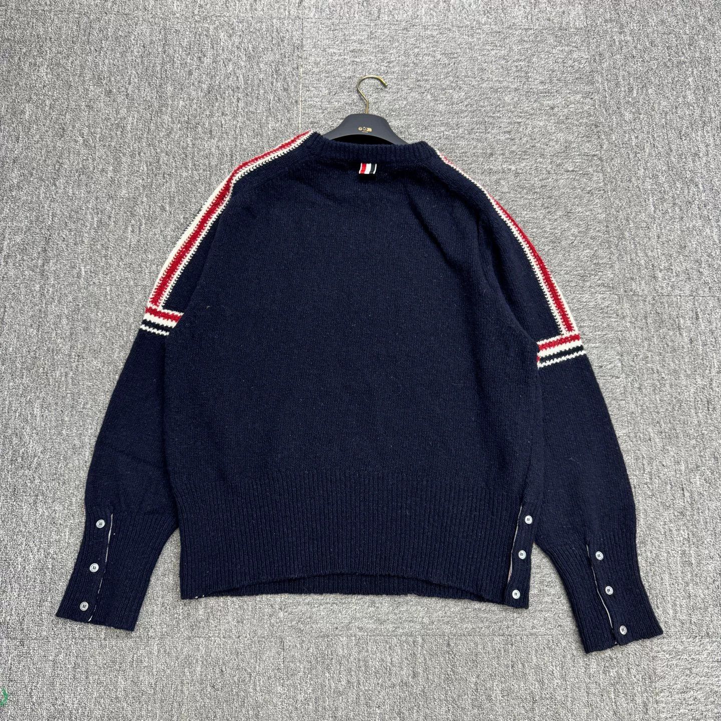 Thom Browne thom browne striped wool knit pullover Size US L / EU 52-54 / 3 - 2 Thumbnail