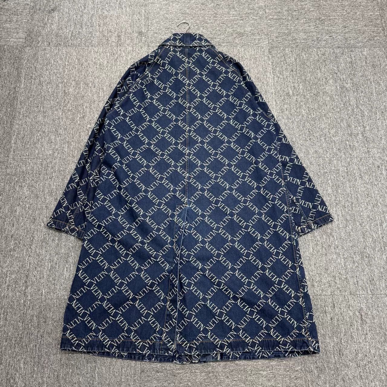 Valentino Valentino Embroidered Denim Coat for Men Size US XL / EU 56 / 4 - 2 Thumbnail