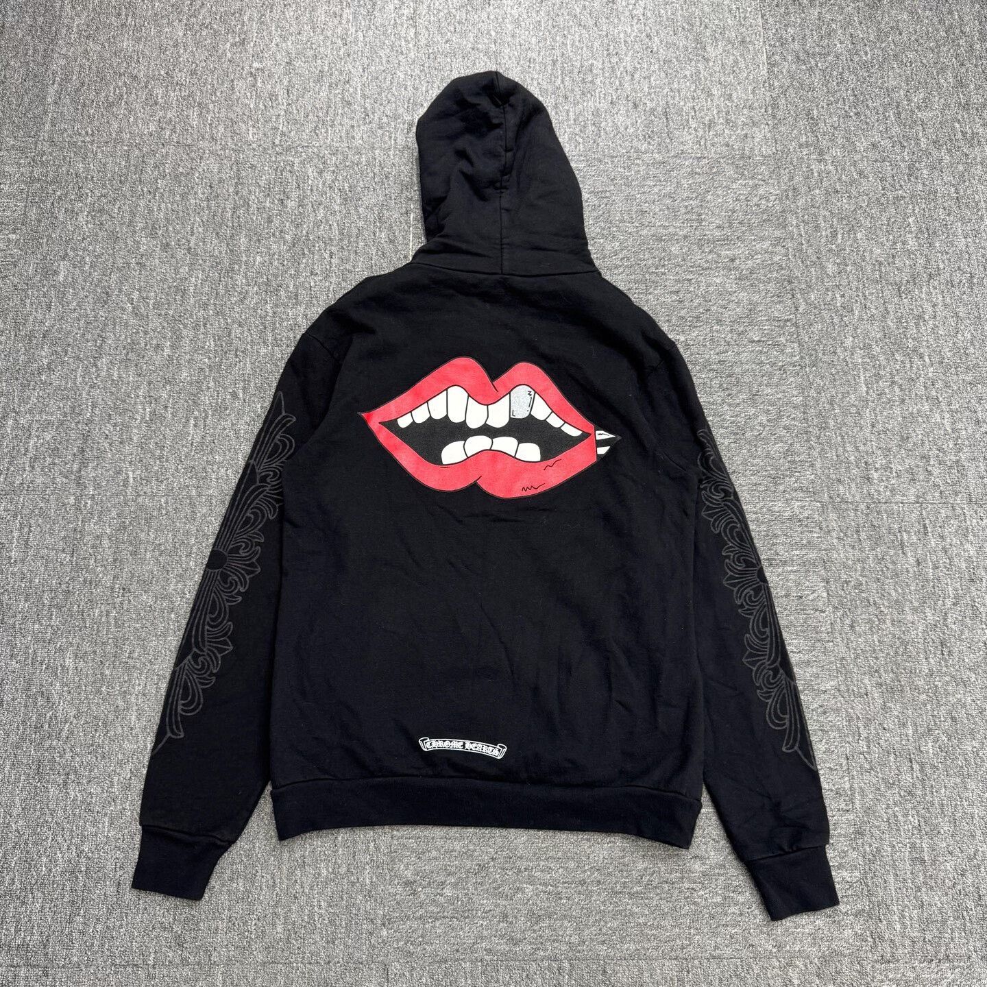 Chrome Hearts chrome hearts red lip graphic hoodie Size US L / EU 52-54 / 3 - 2 Thumbnail