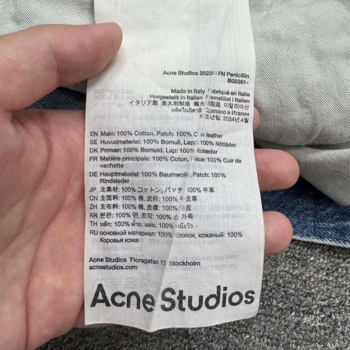 Acne Studios acne studios faded denim pants size 50 Size US 40 / EU 56 - 5 Thumbnail