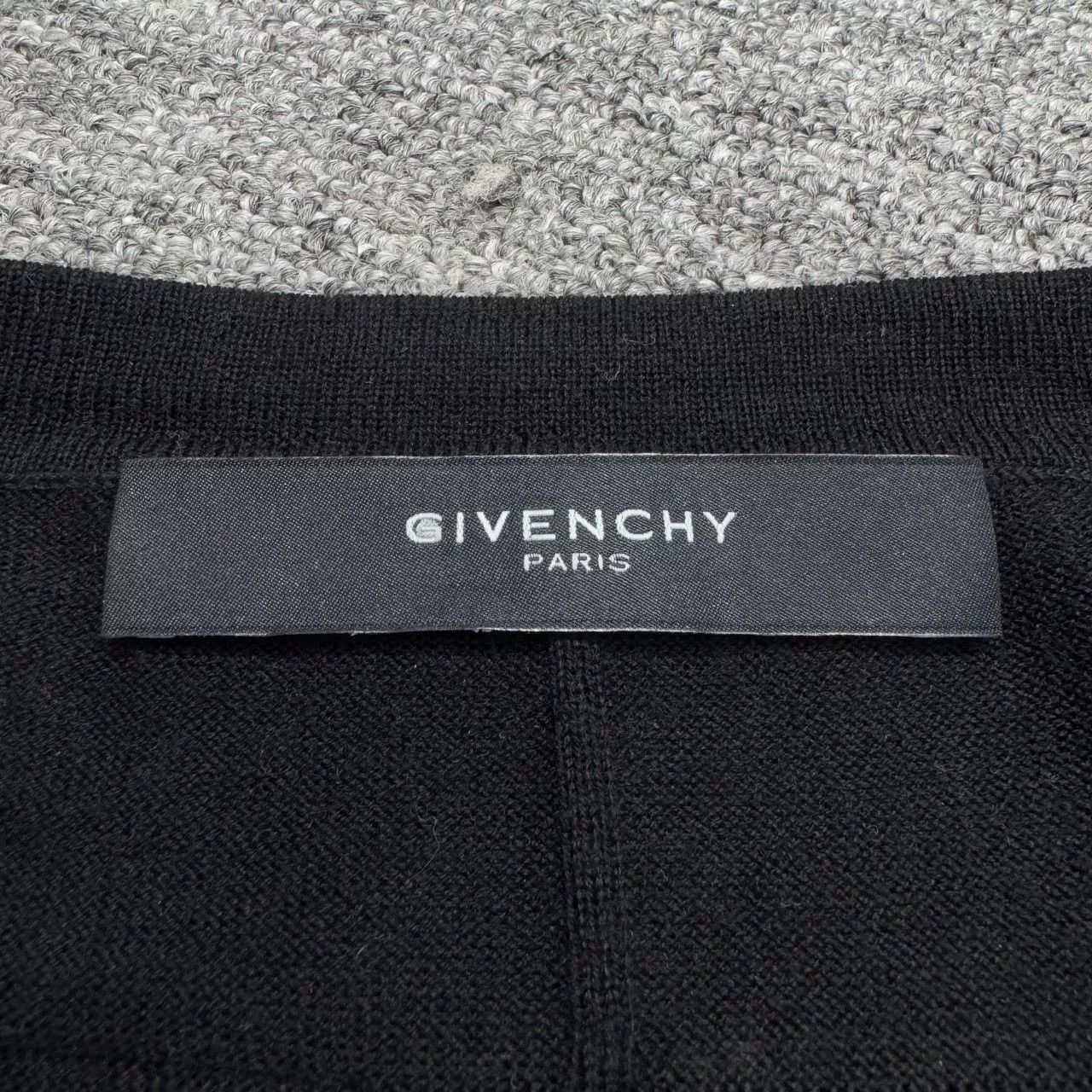 Givenchy givenchy black knitted sweater with details Size US L / EU 52-54 / 3 - 3 Thumbnail